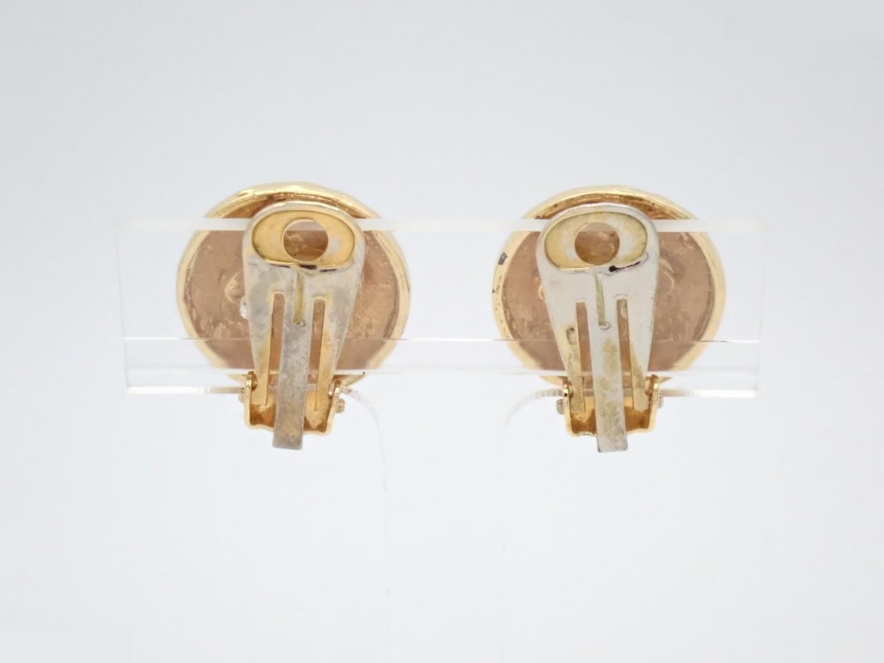 Logo Circle Earrings GP — view 2