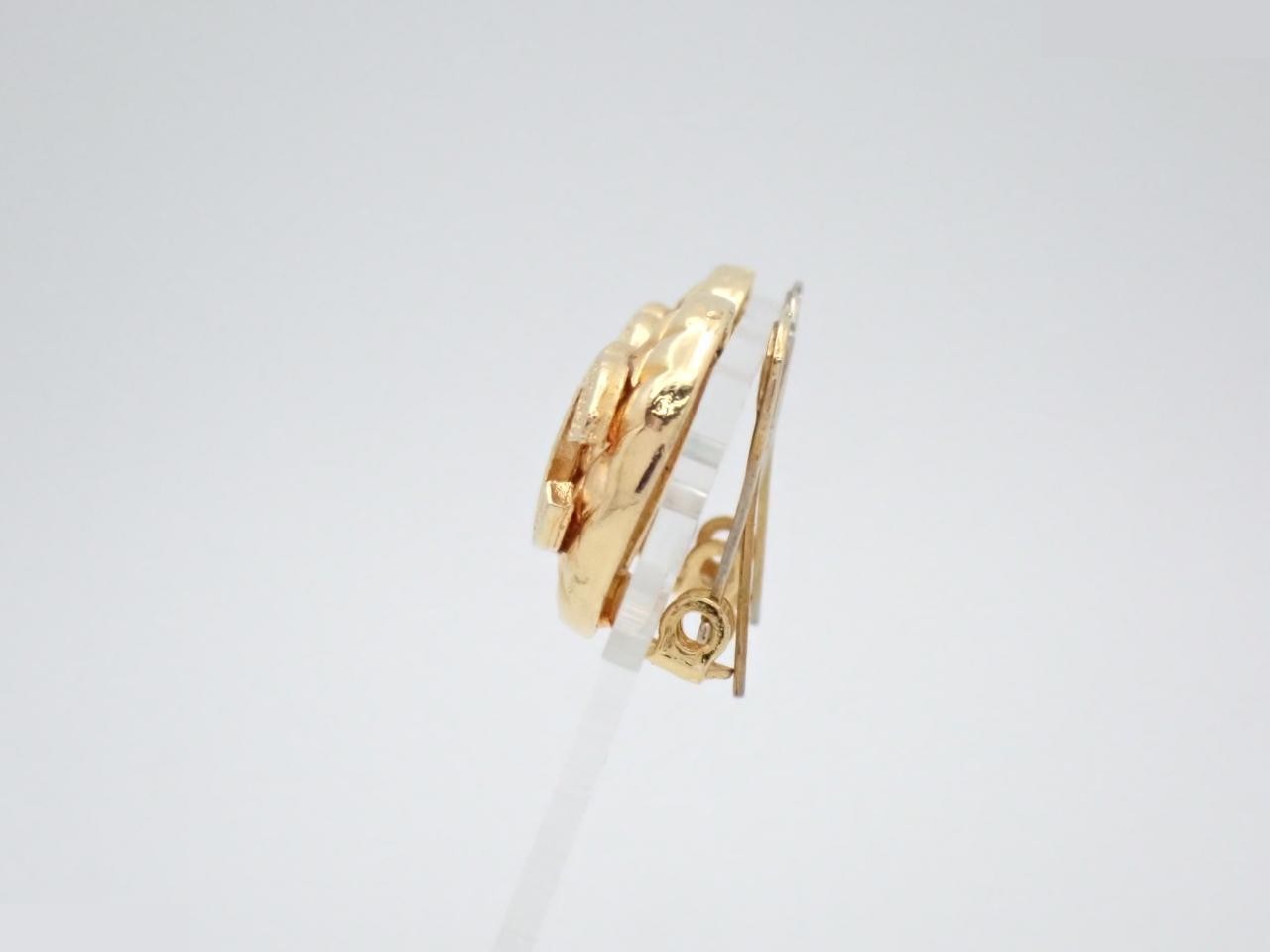Logo Circle Earrings GP — view 3