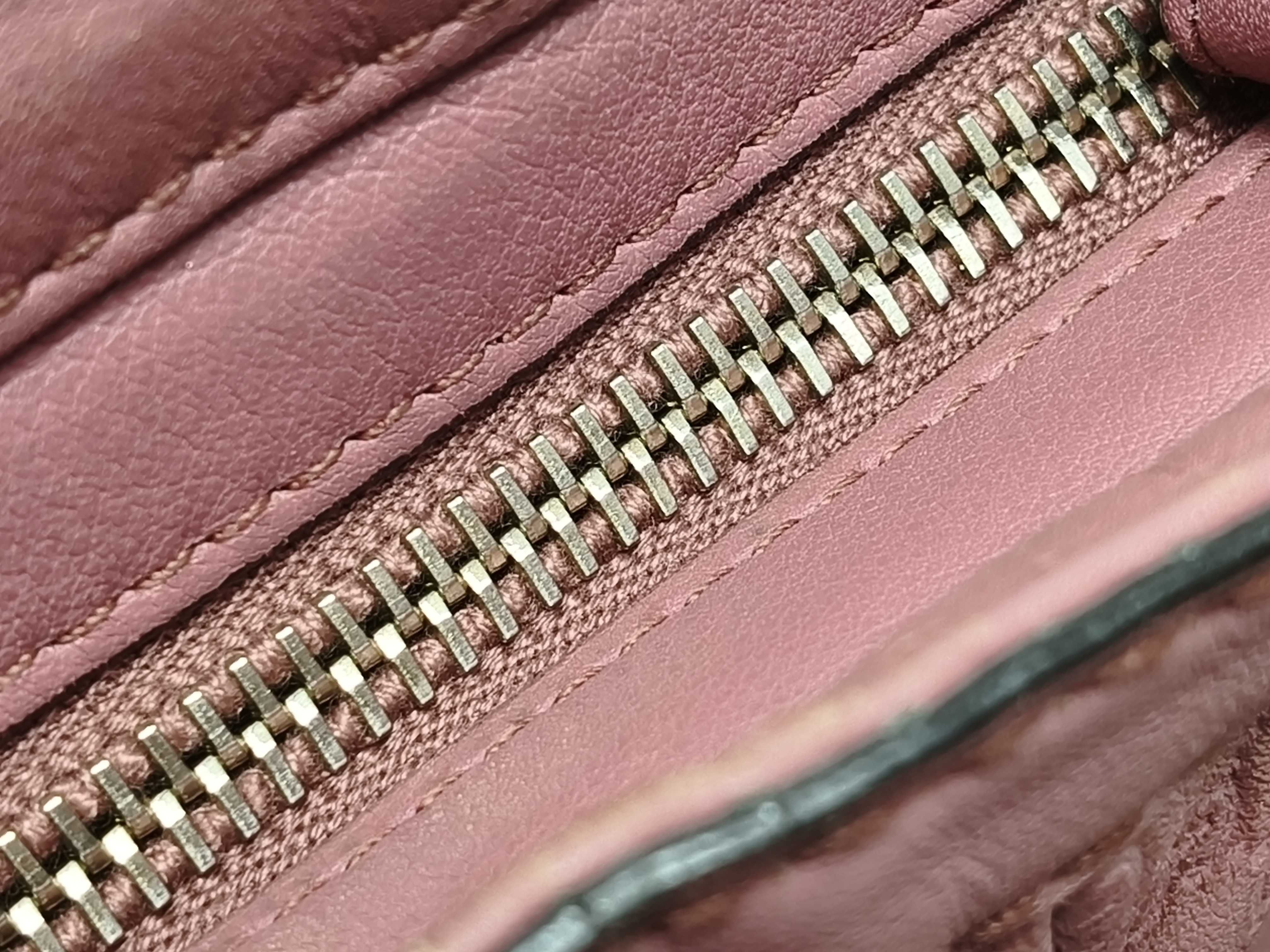 Guccissima DU-GG Canvas Leather Shoulder Bag 296834 Pink Shoulder Bag — view 6