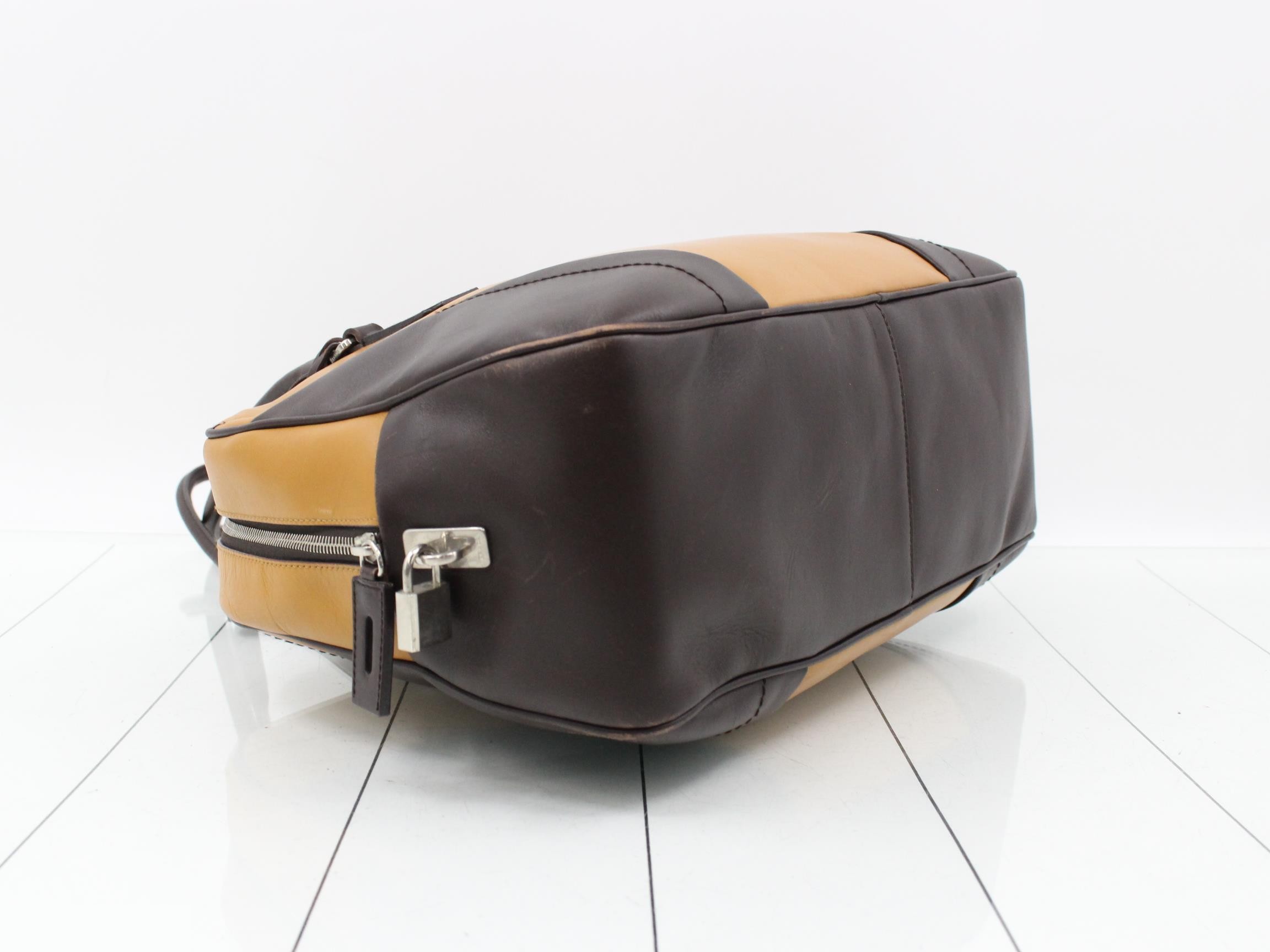 leather bowling bag handbag — view 5