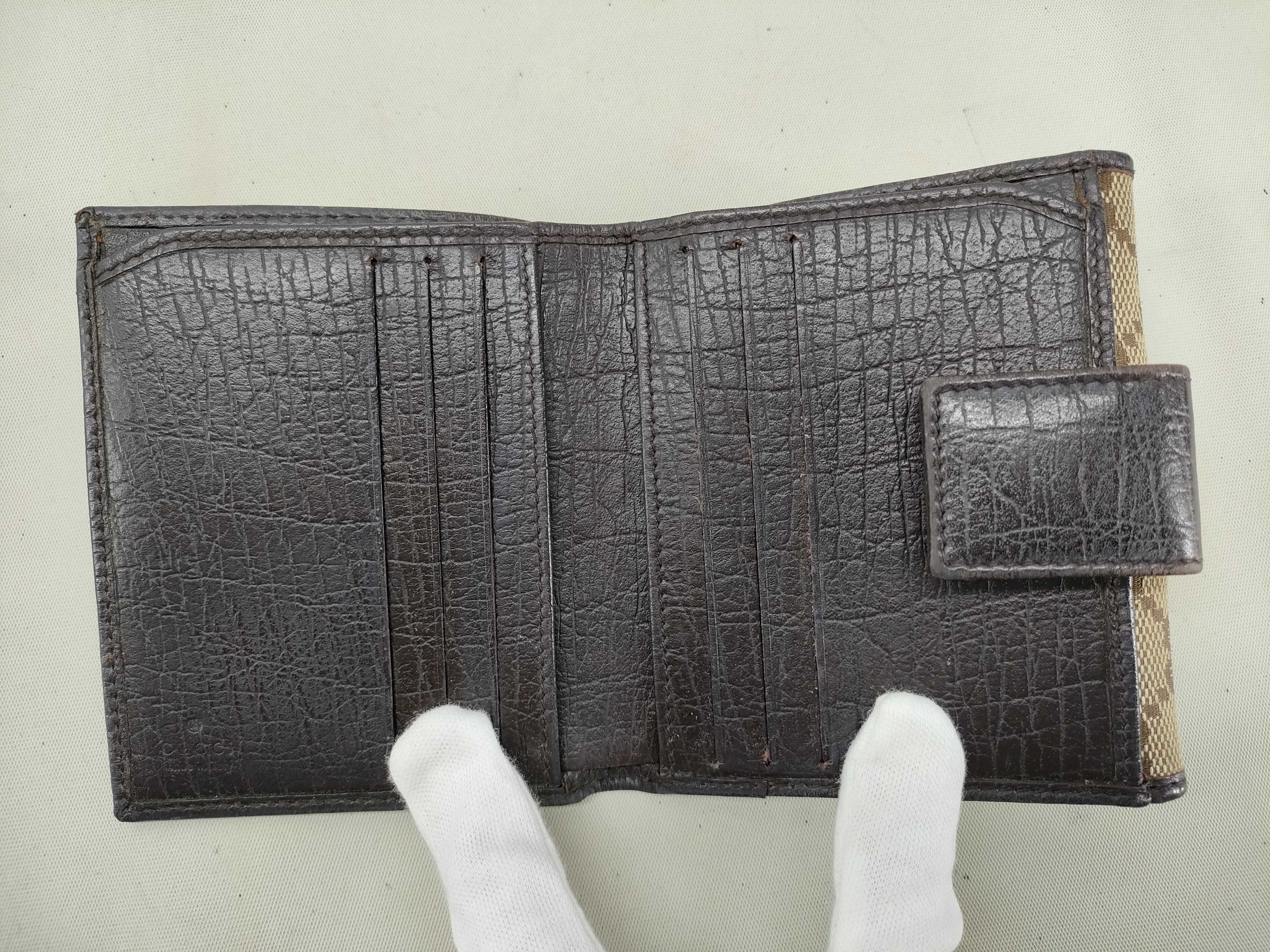 GG Canvas Bamboo Wallet — view 9