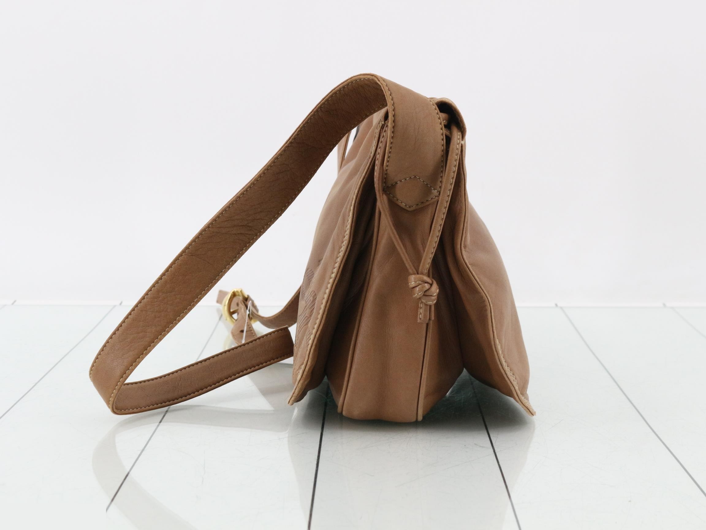 Other lines: Bags & Shoulder Bags - Anagram Leather - Brown — view 3
