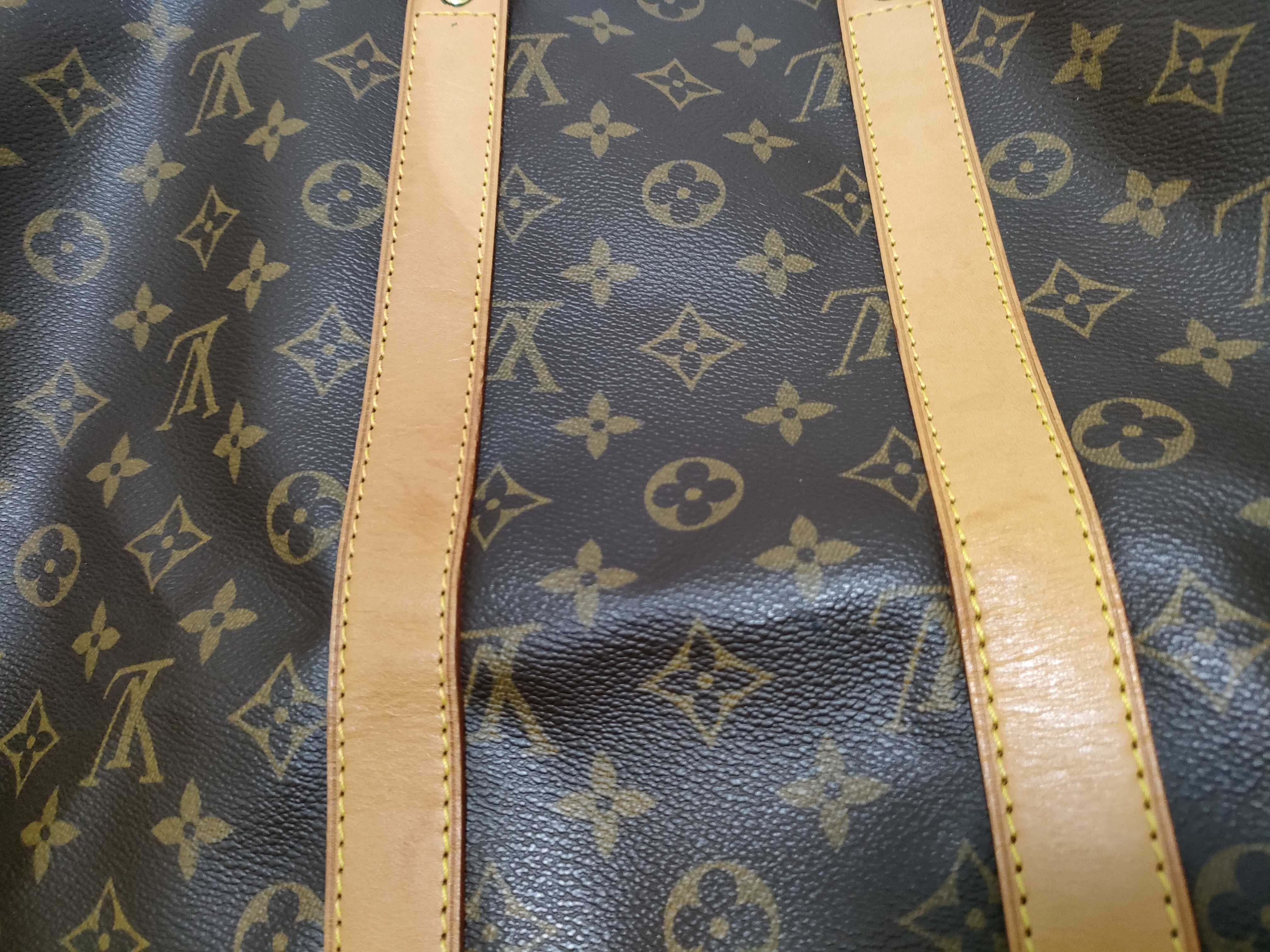 Monogram Keepall 45 M41428 FL0054 Brown Initial Boston Bag — view 14