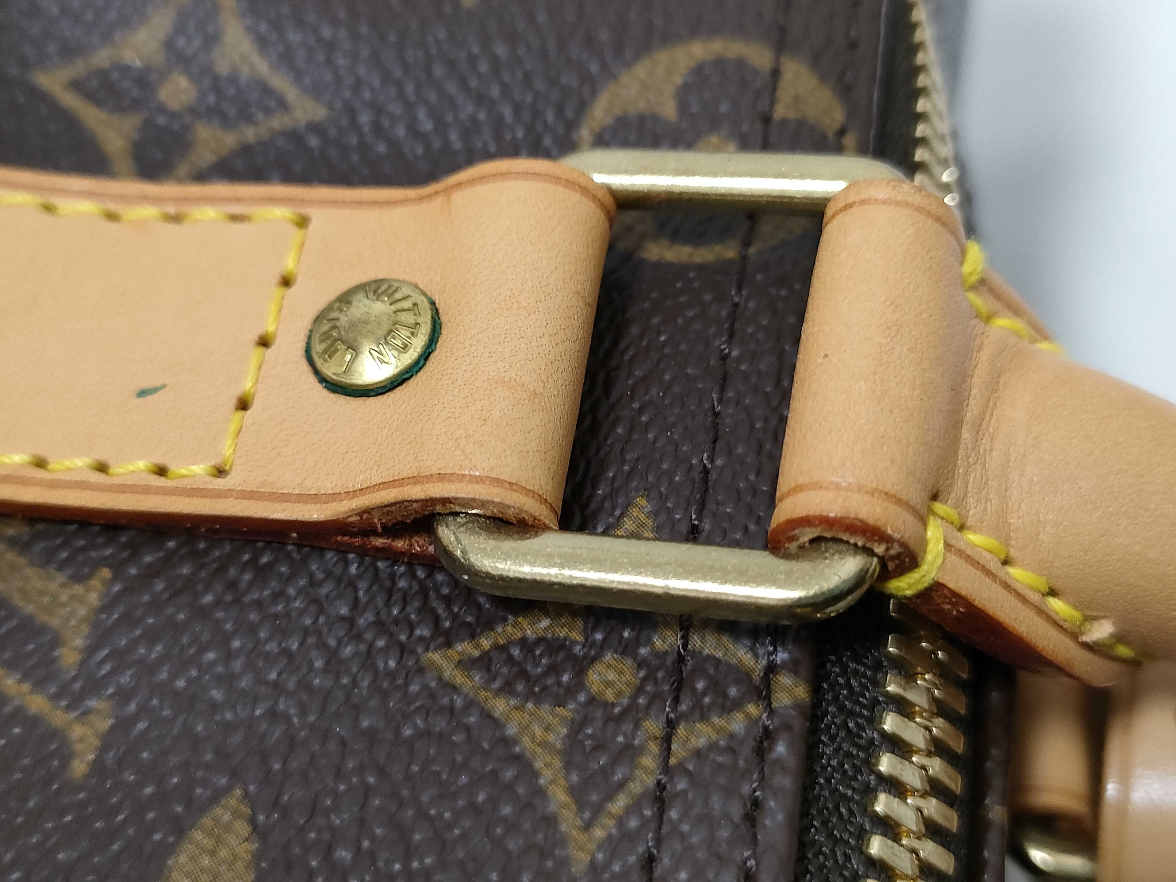 Monogram Keepall 45 M41428 FL0054 Brown Initial Boston Bag — view 5