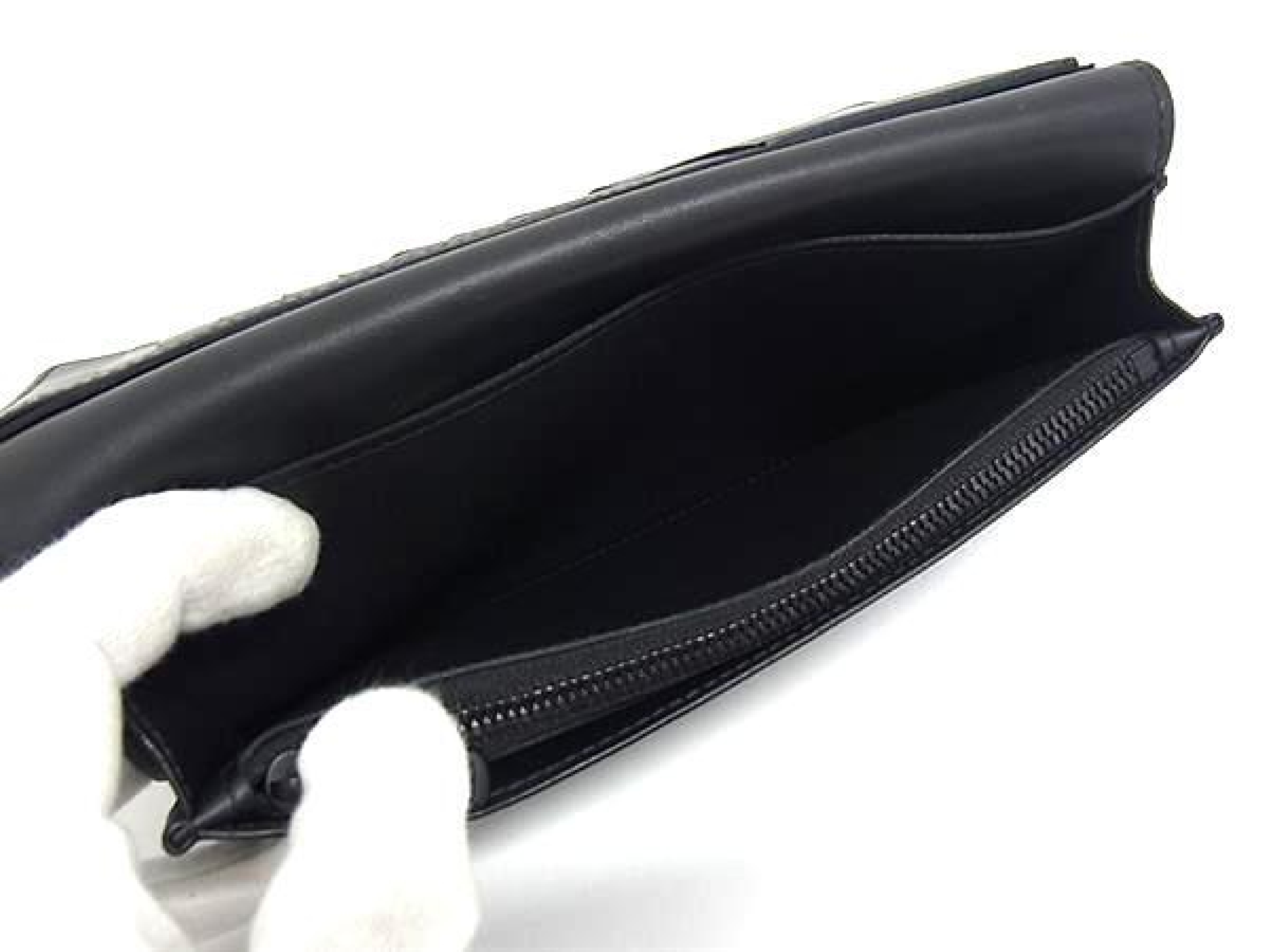 M62900 Monogram Shadow Portefeuille Brazza Bi-fold Long Wallet, Black FY4527 — view 4
