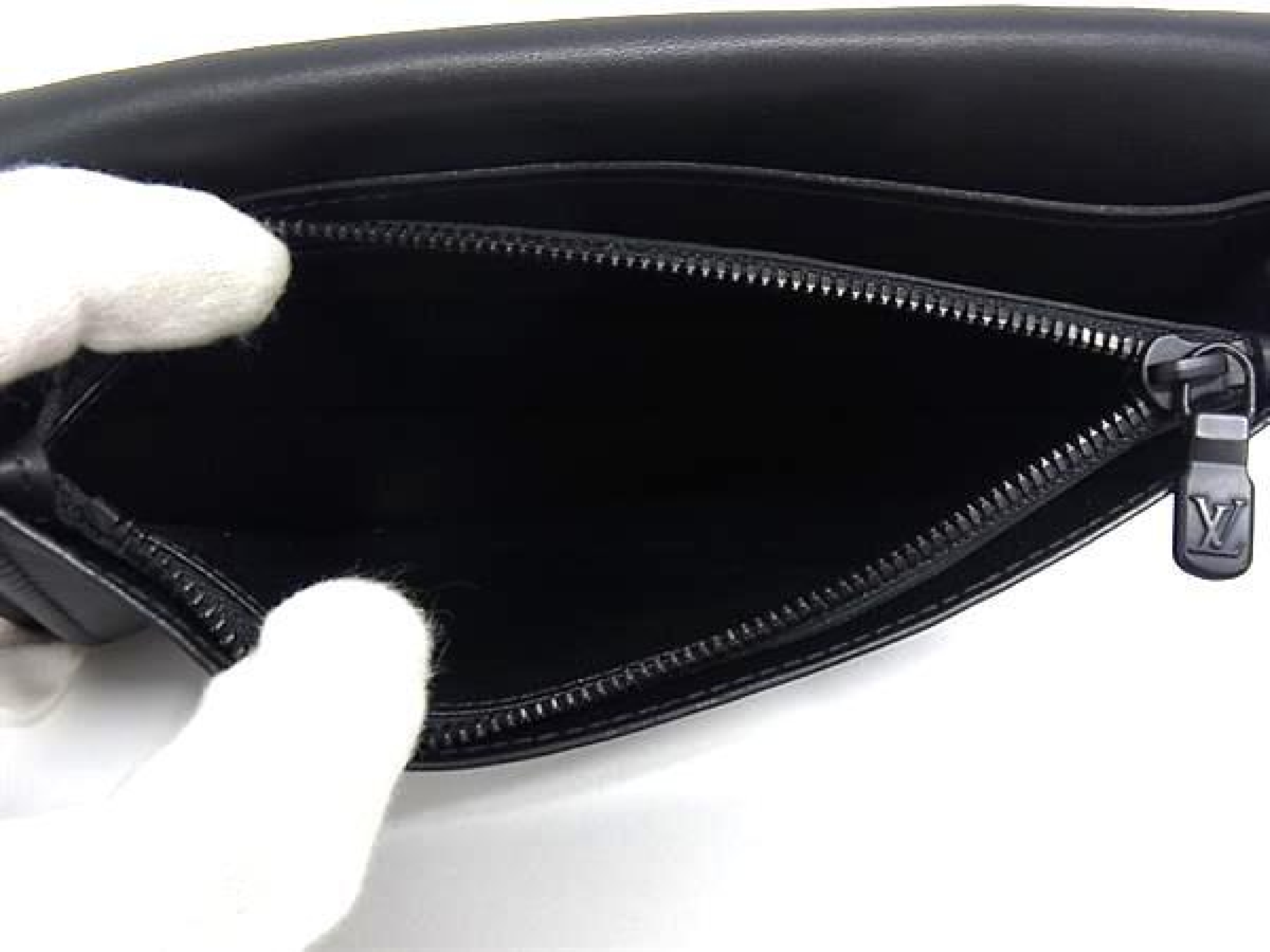 M62900 Monogram Shadow Portefeuille Brazza Bi-fold Long Wallet, Black FY4527 — view 5