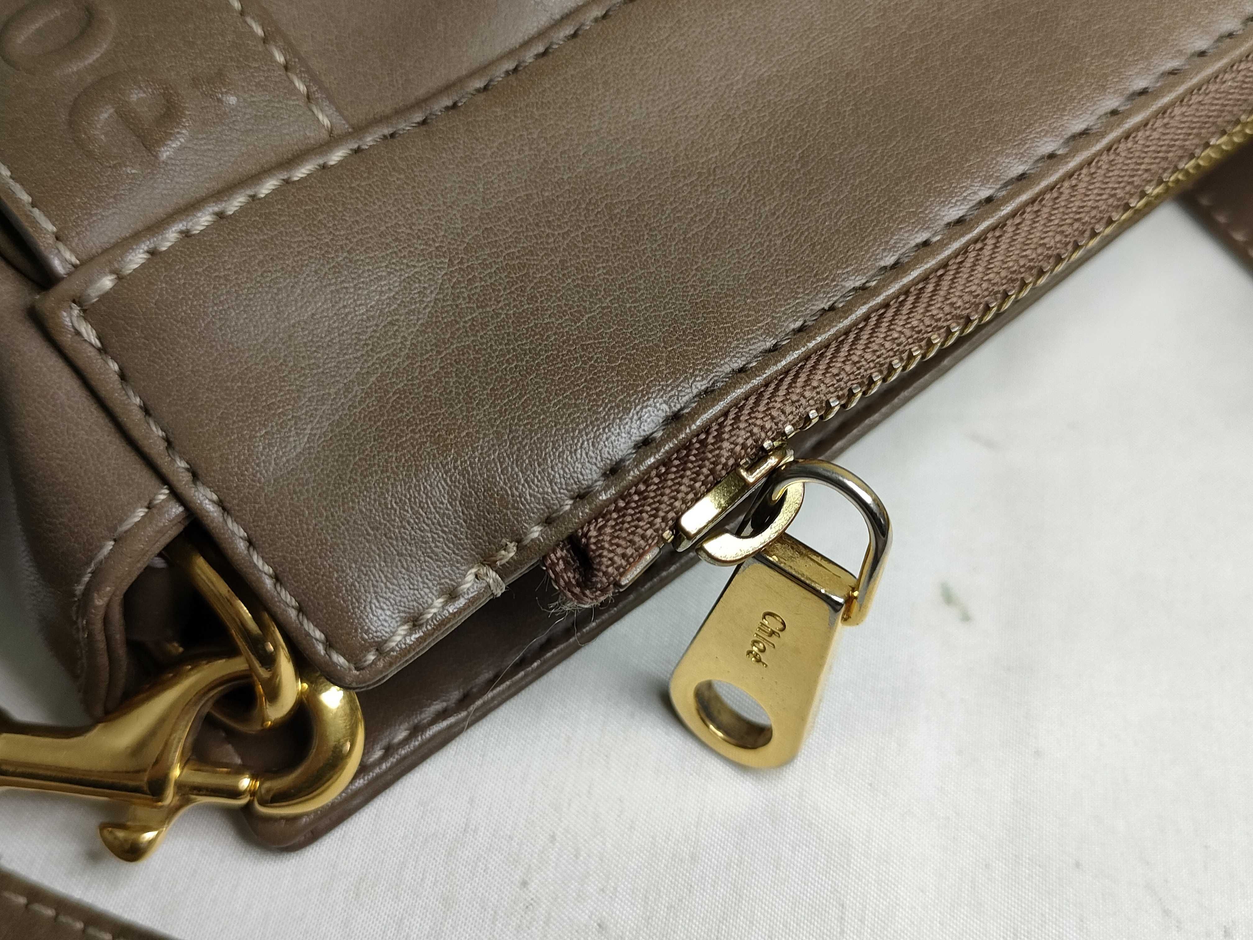 shoulder bag, leather, fringe, brown. — view 14