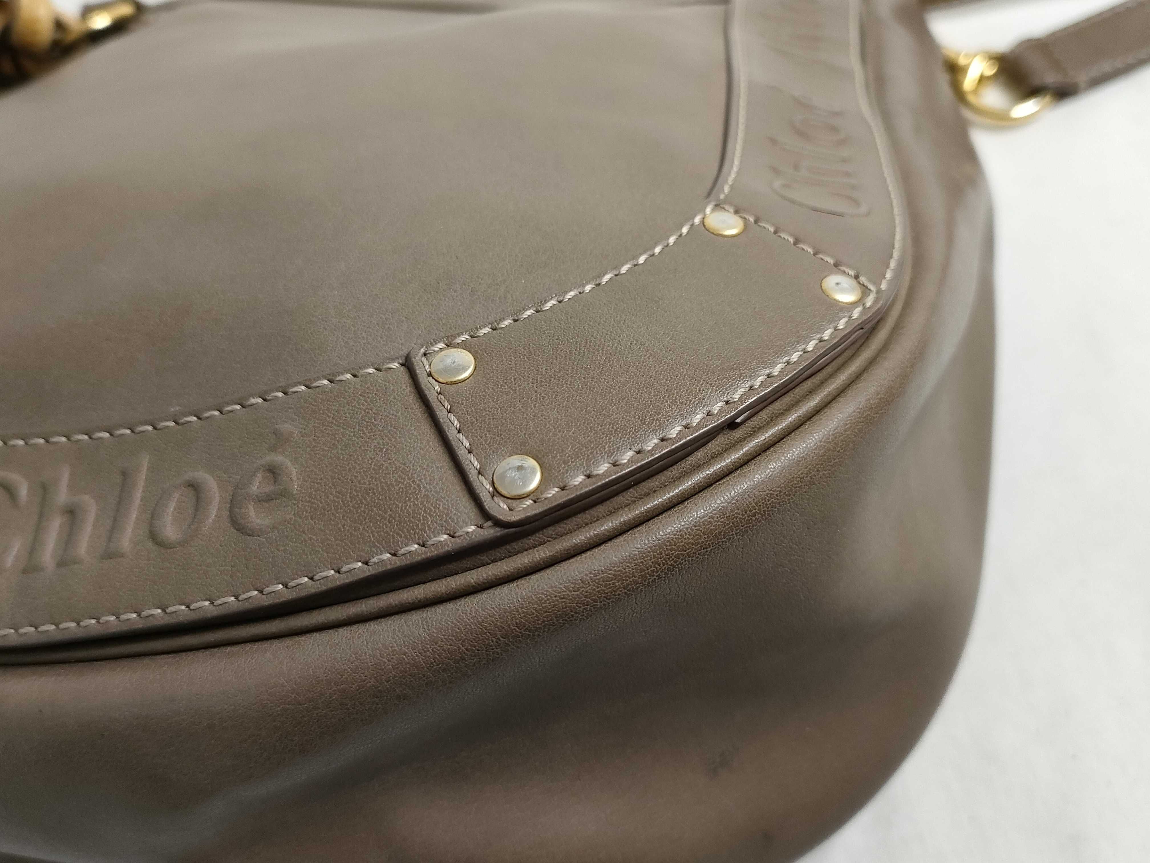 shoulder bag, leather, fringe, brown. — view 6