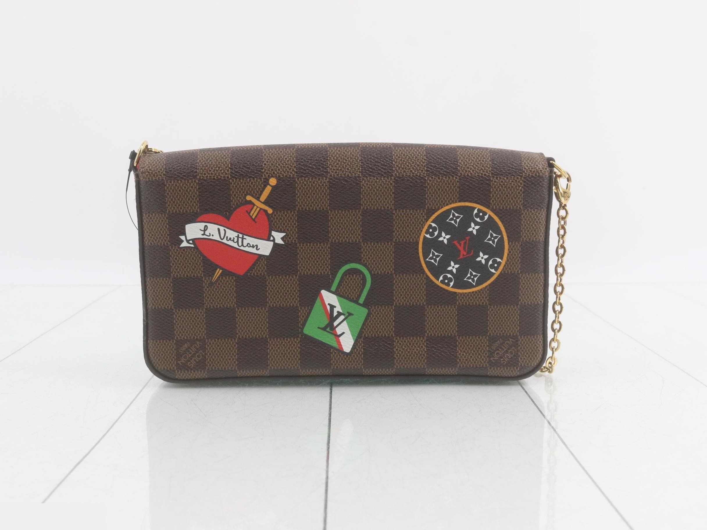 Damier Pochette Felicie GM Shoulder Bag N60129 — view 2