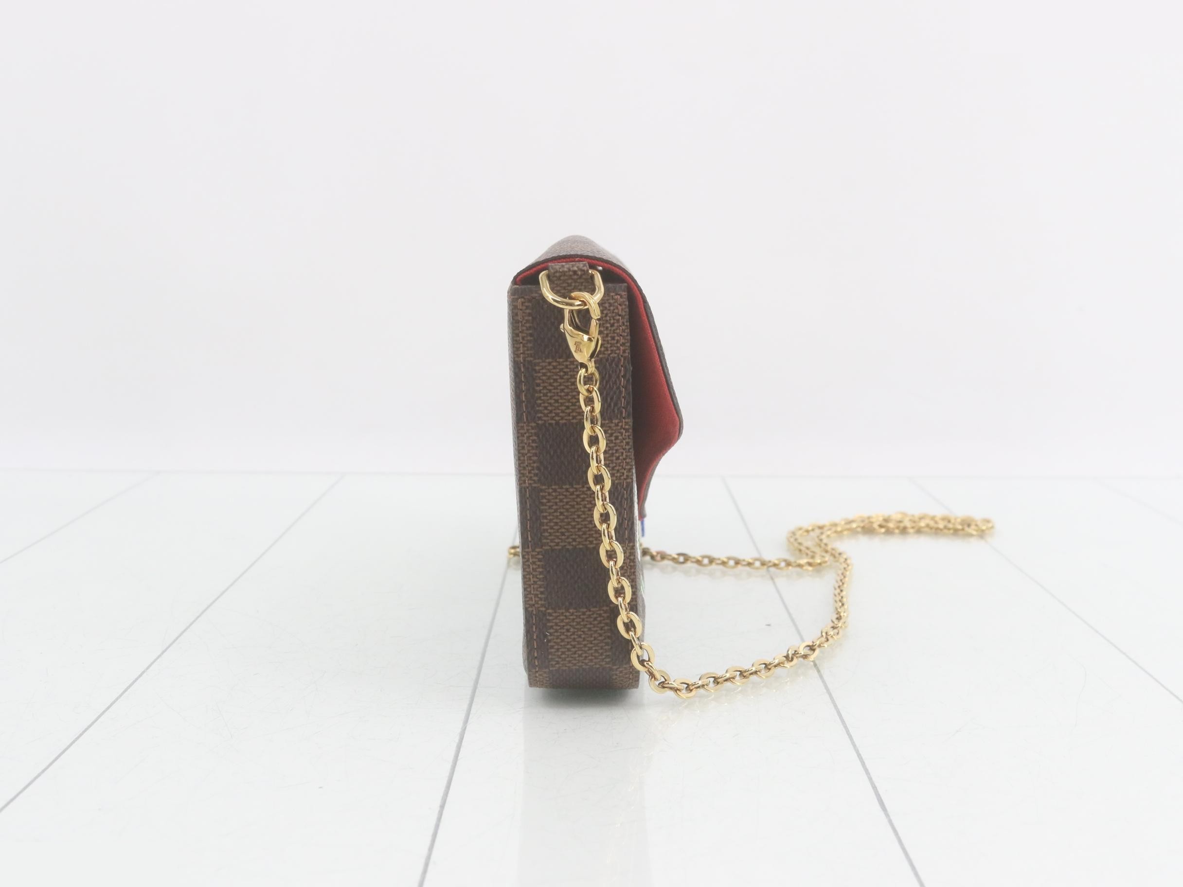 Damier Pochette Felicie GM Shoulder Bag N60129 — view 4