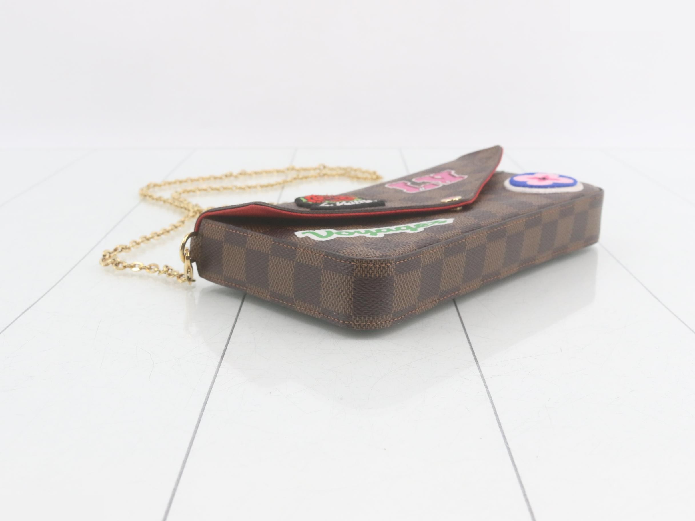 Damier Pochette Felicie GM Shoulder Bag N60129 — view 5