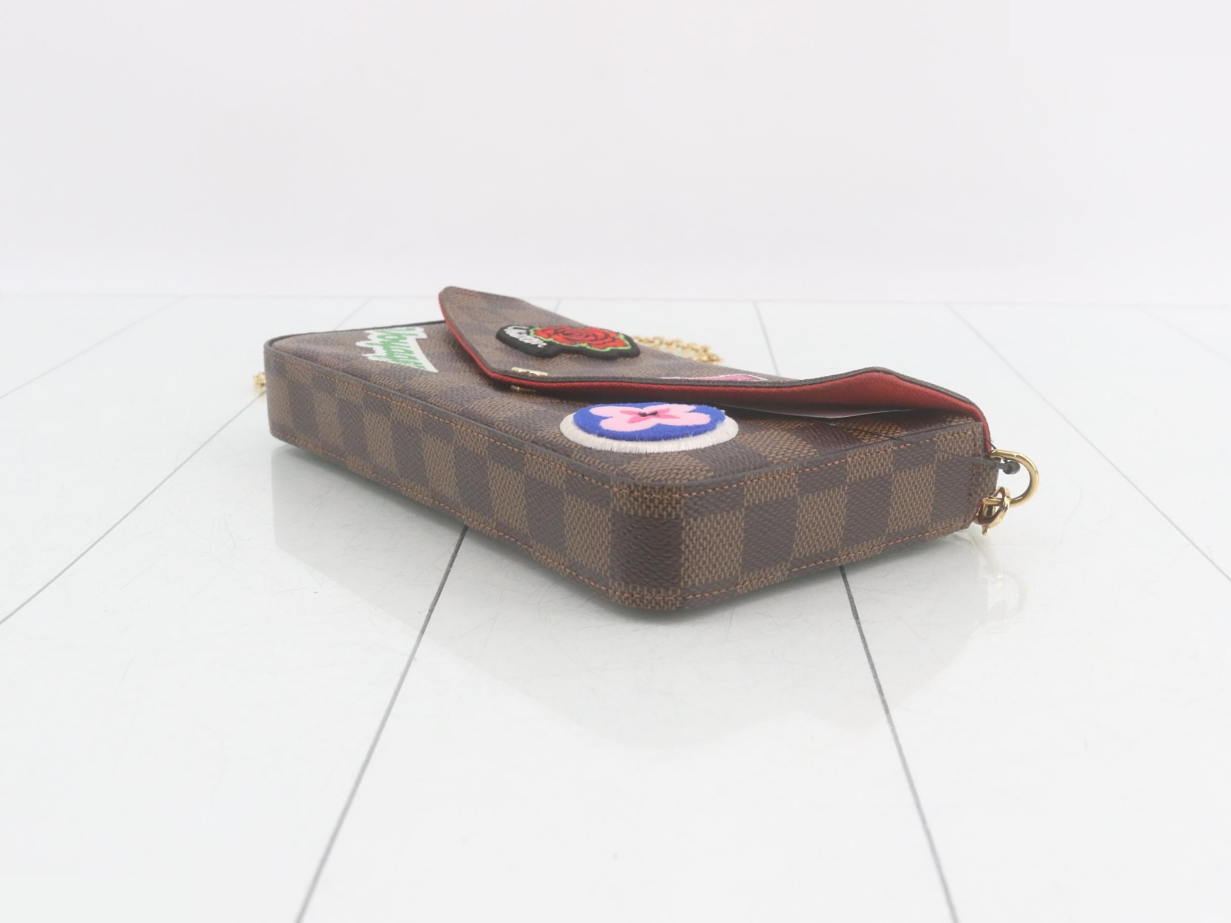 Damier Pochette Felicie GM Shoulder Bag N60129 — view 6
