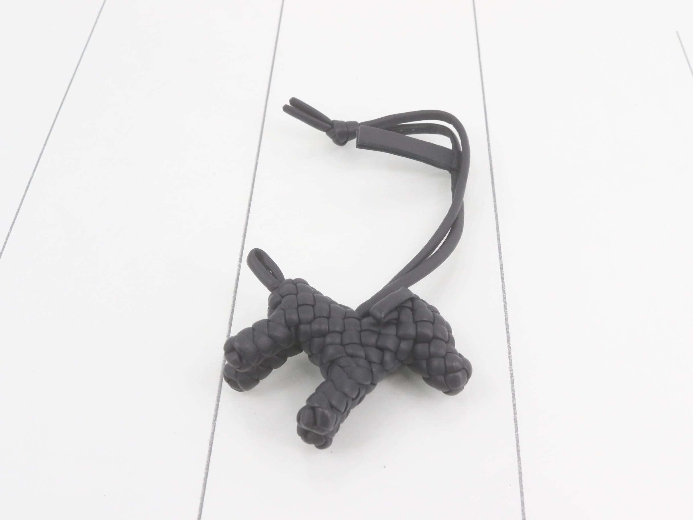 Dog Bag Charm, Black — view 2