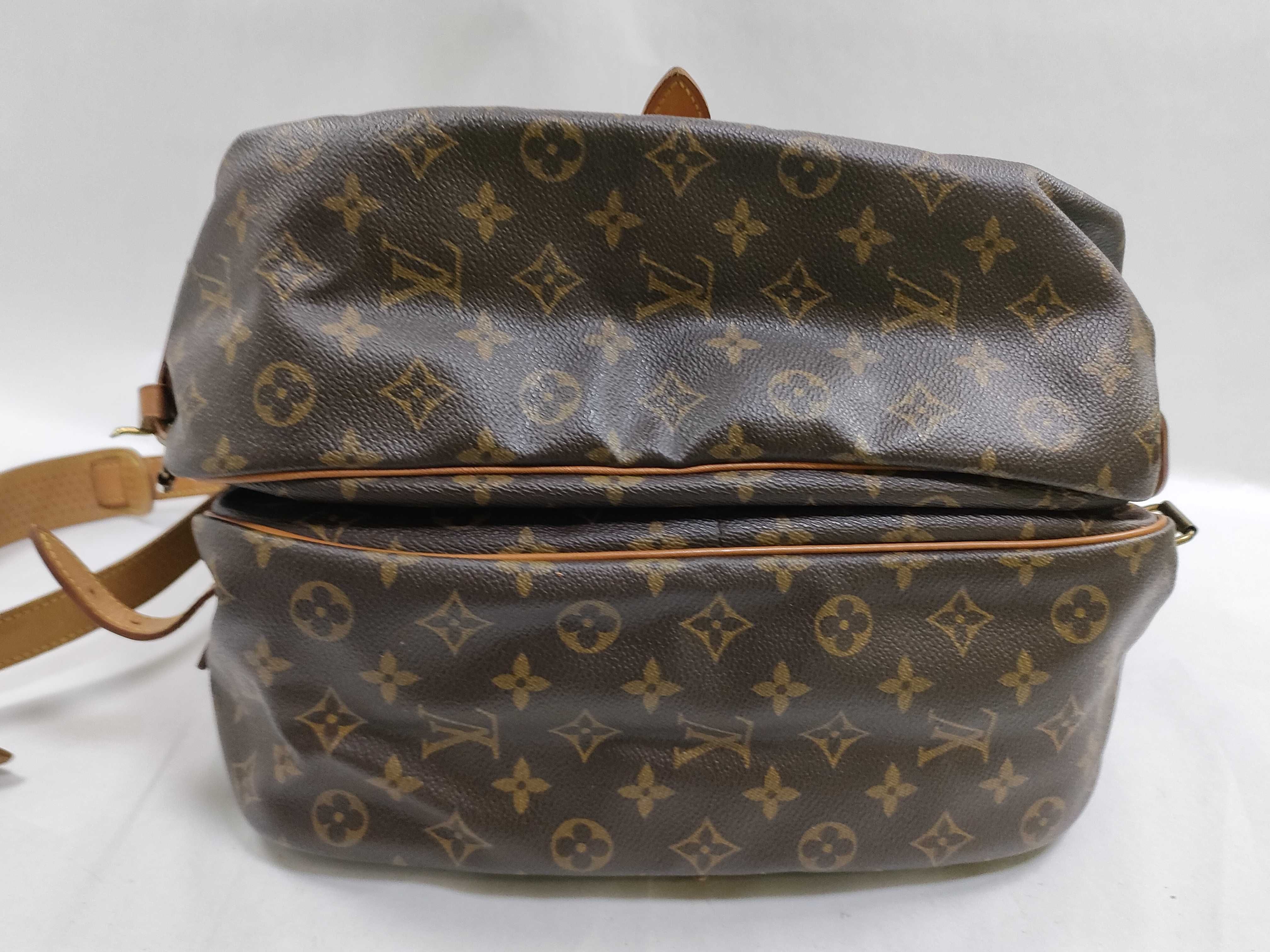Monogram Saumur 35 M42254 AR1900 Brown Shoulder Bag — view 7