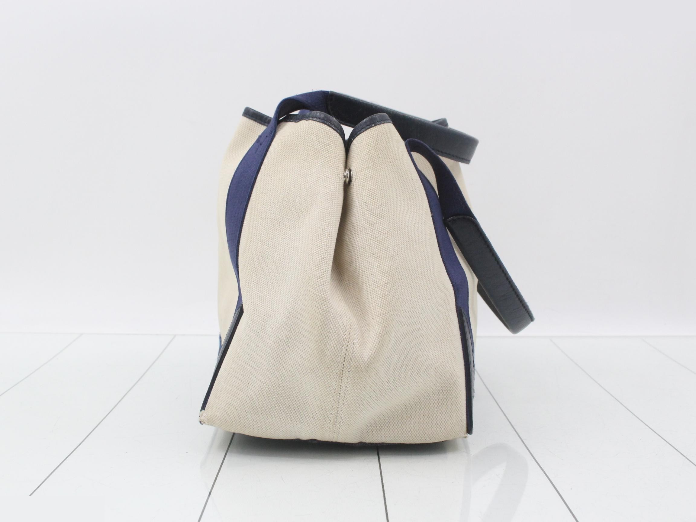 Navy Cabas with pouch — view 4