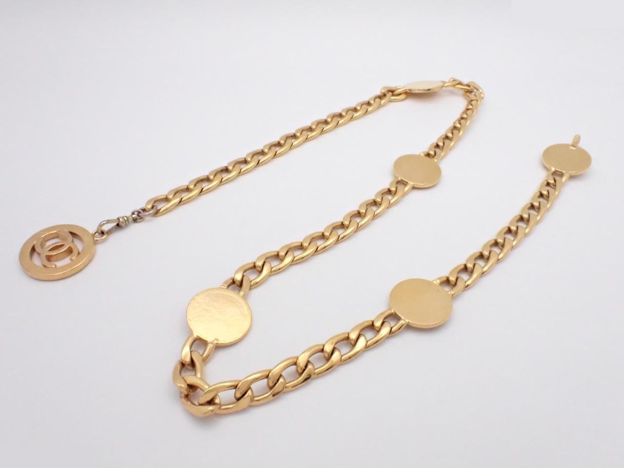 Gold chain belt (GP), total length approximately 80cm — view 2