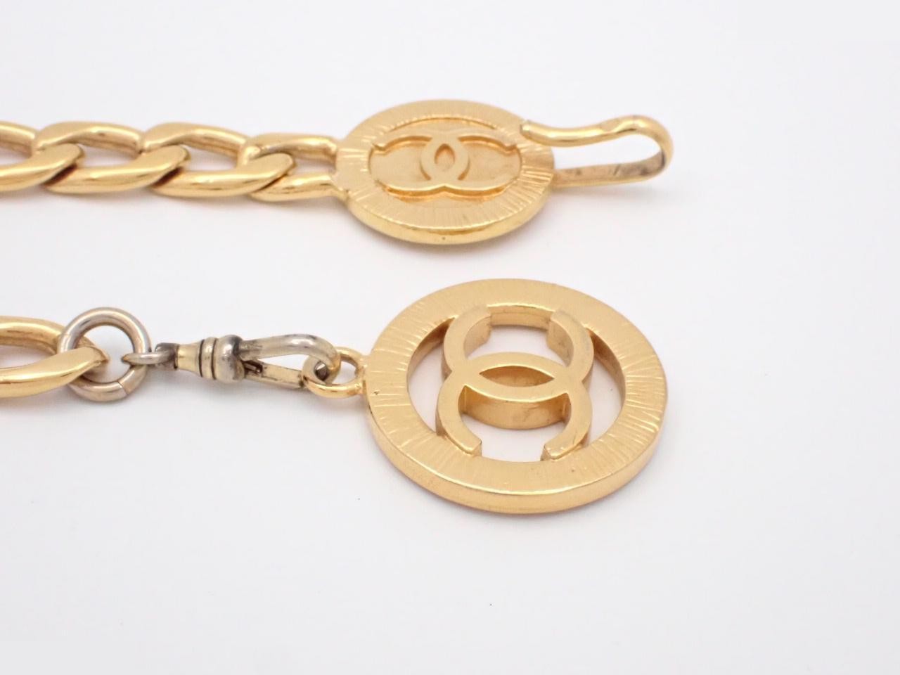 Gold chain belt (GP), total length approximately 80cm — view 3