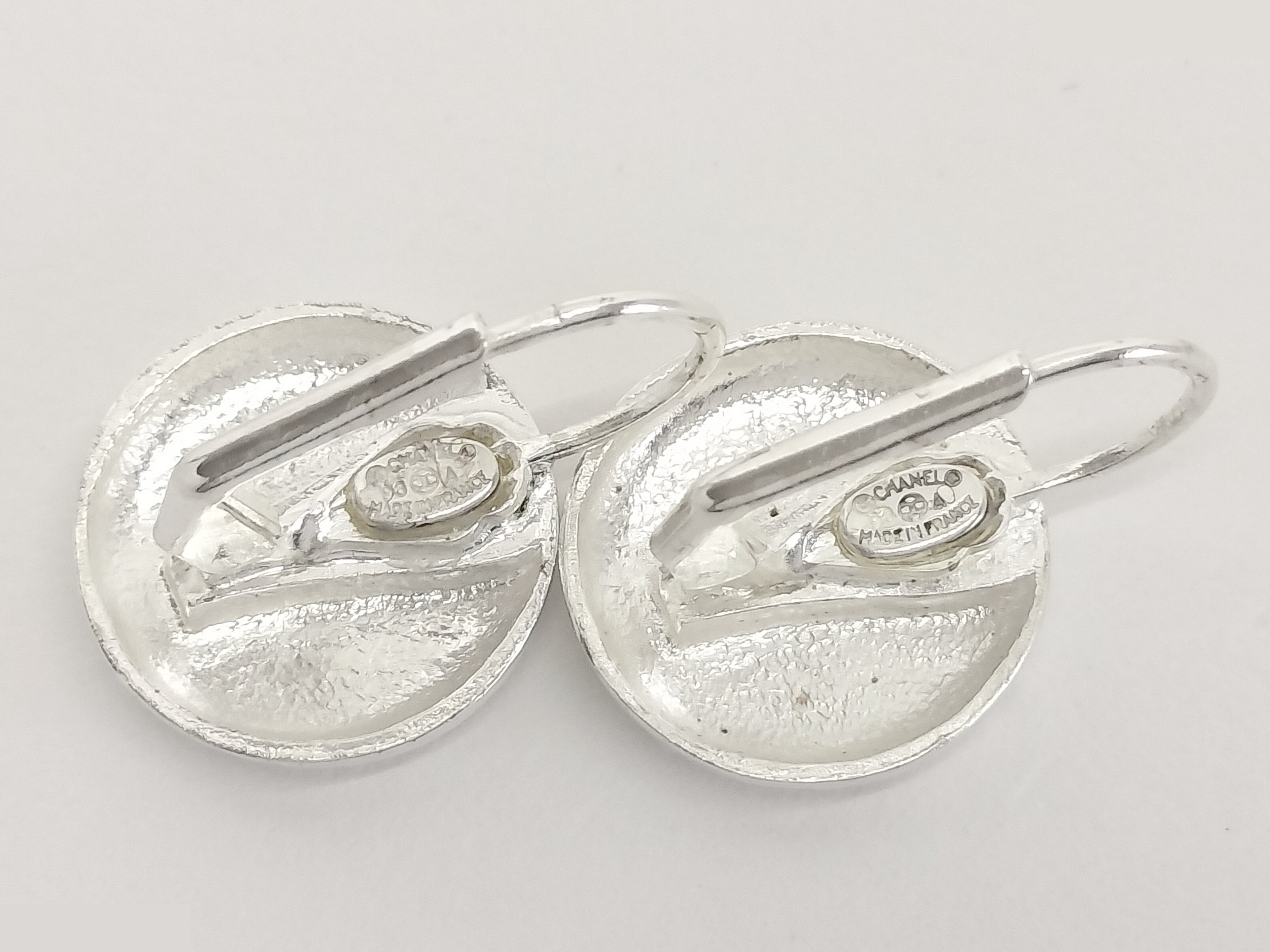 Coco Hoop Silver Earrings — view 2