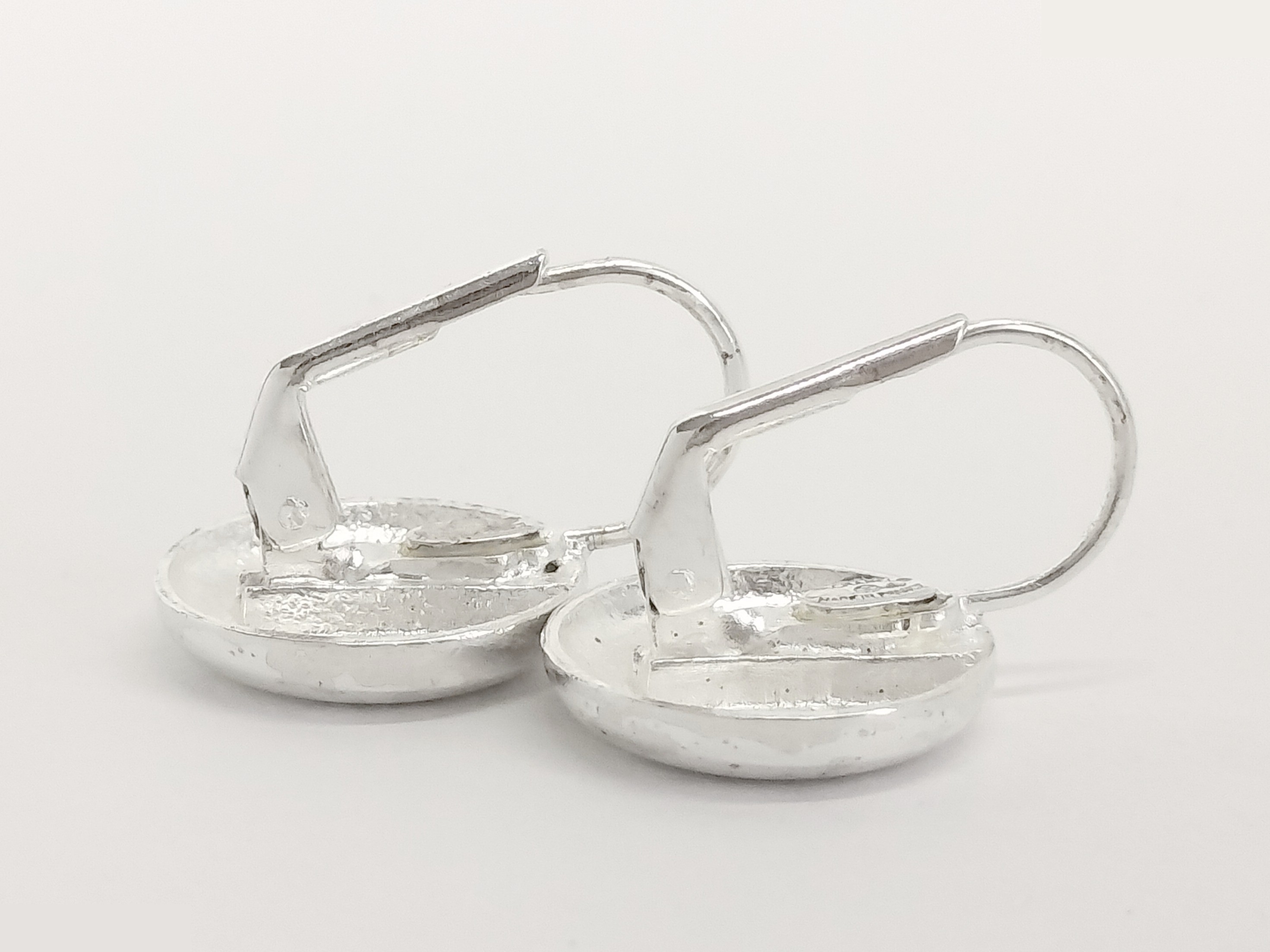 Coco Hoop Silver Earrings — view 3