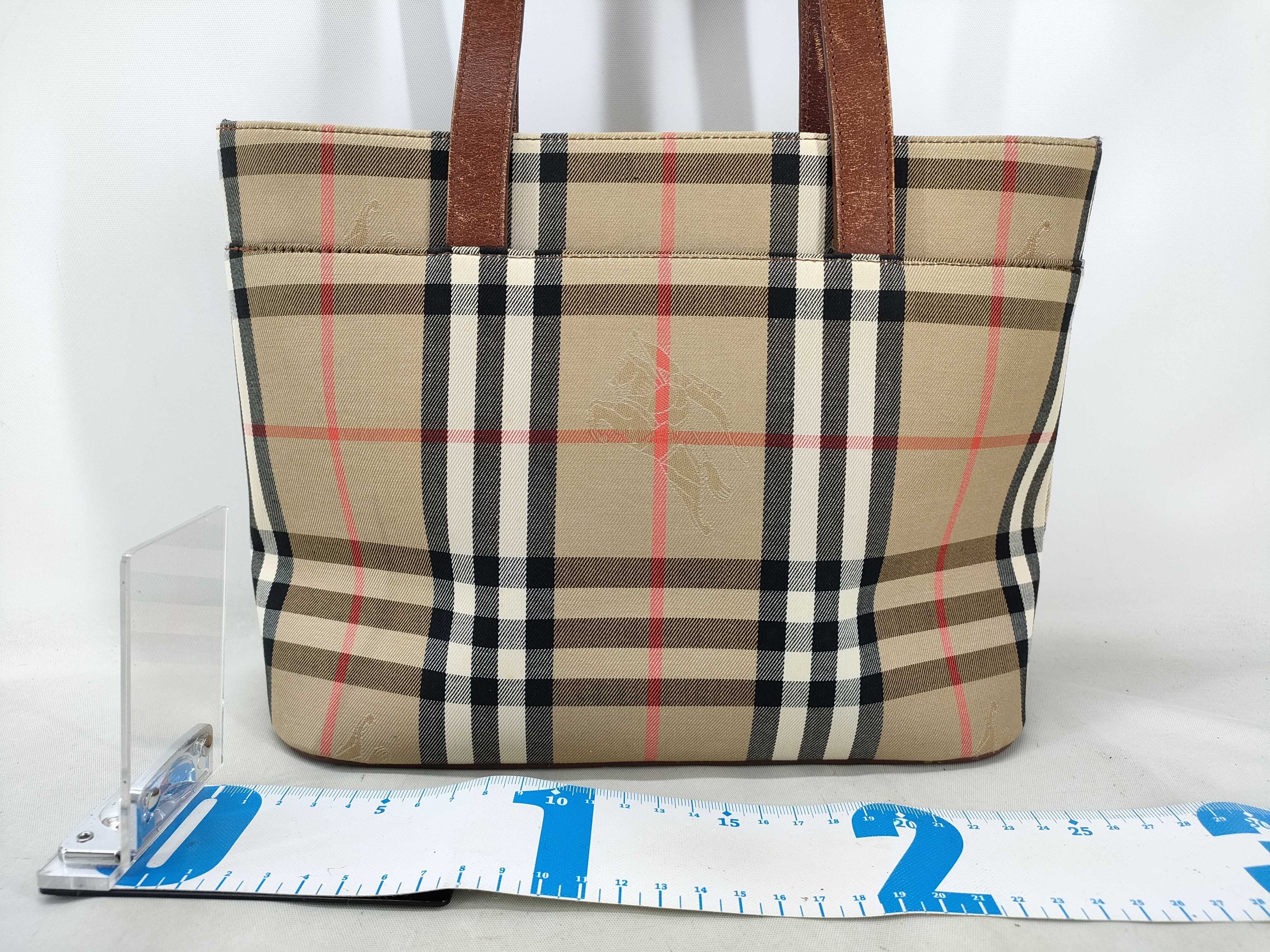 Nova Check Shadow Horse Handbag — view 2