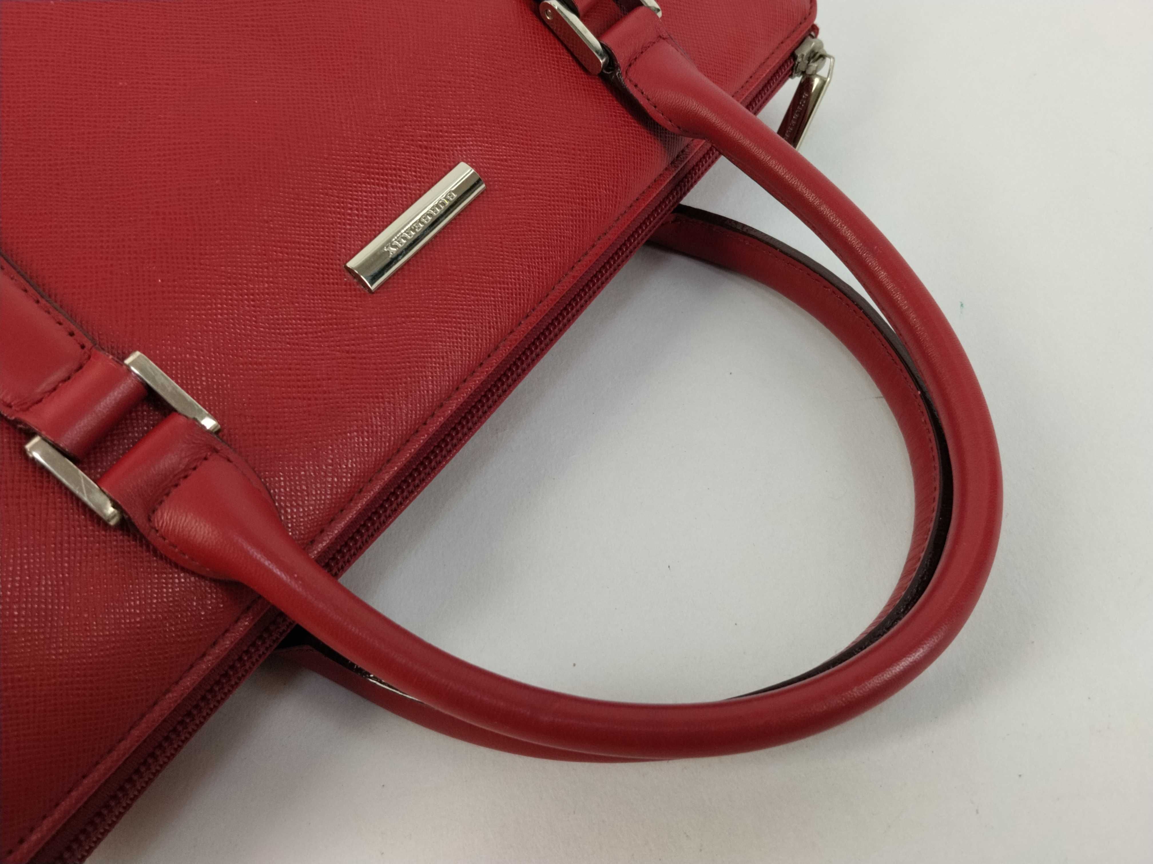 handbag, leather, red. — view 3
