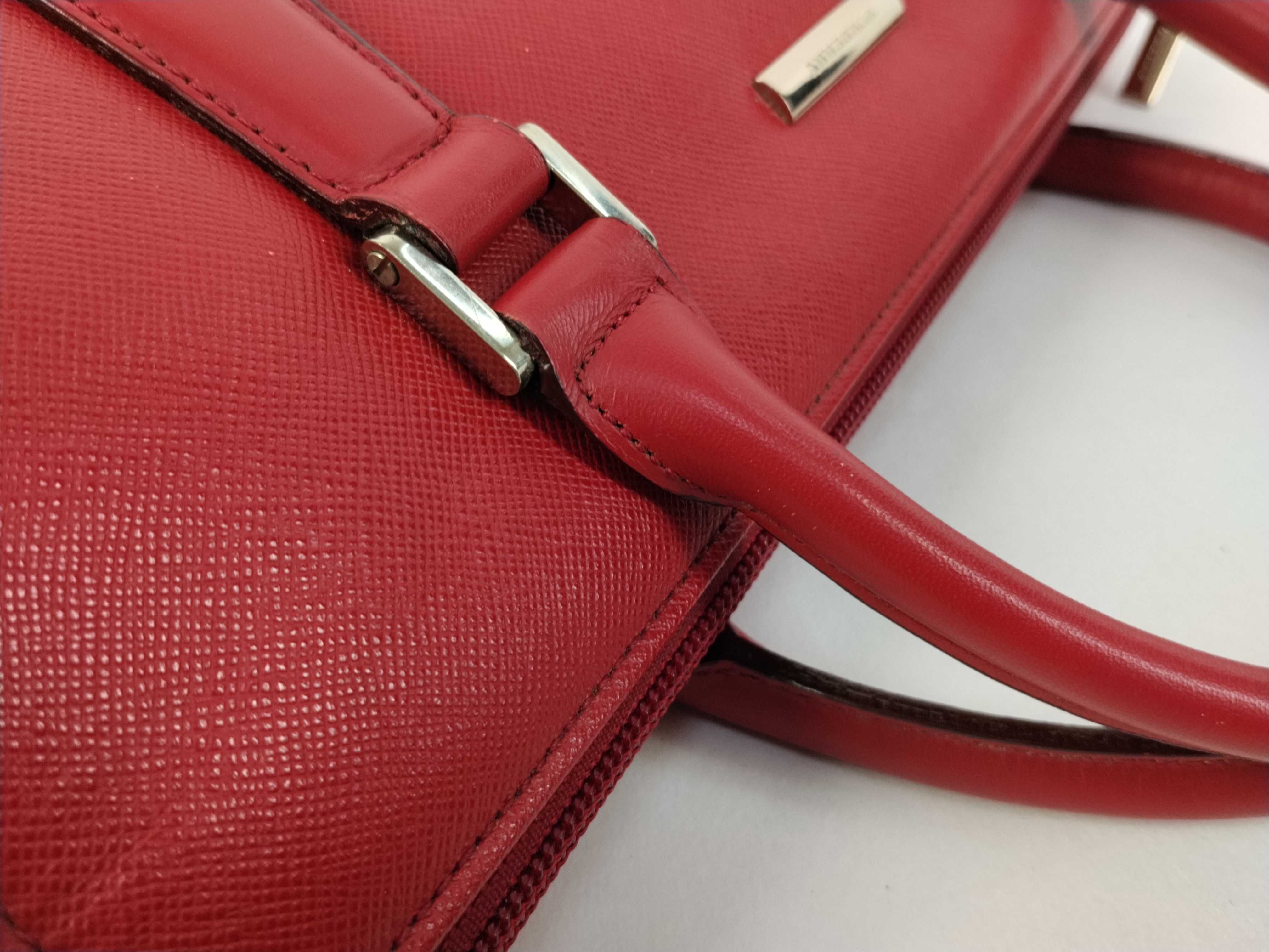 handbag, leather, red. — view 5
