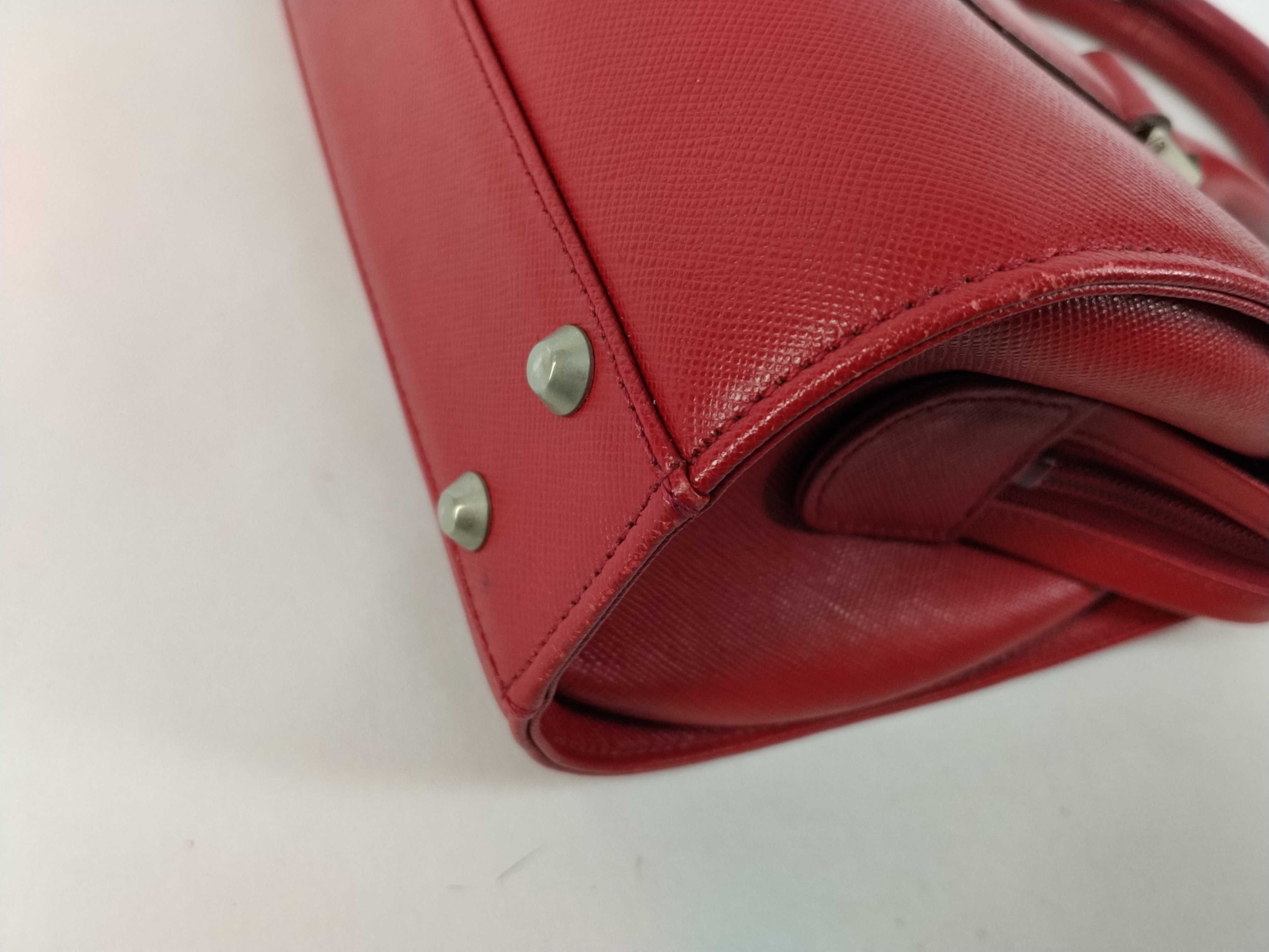 handbag, leather, red. — view 6