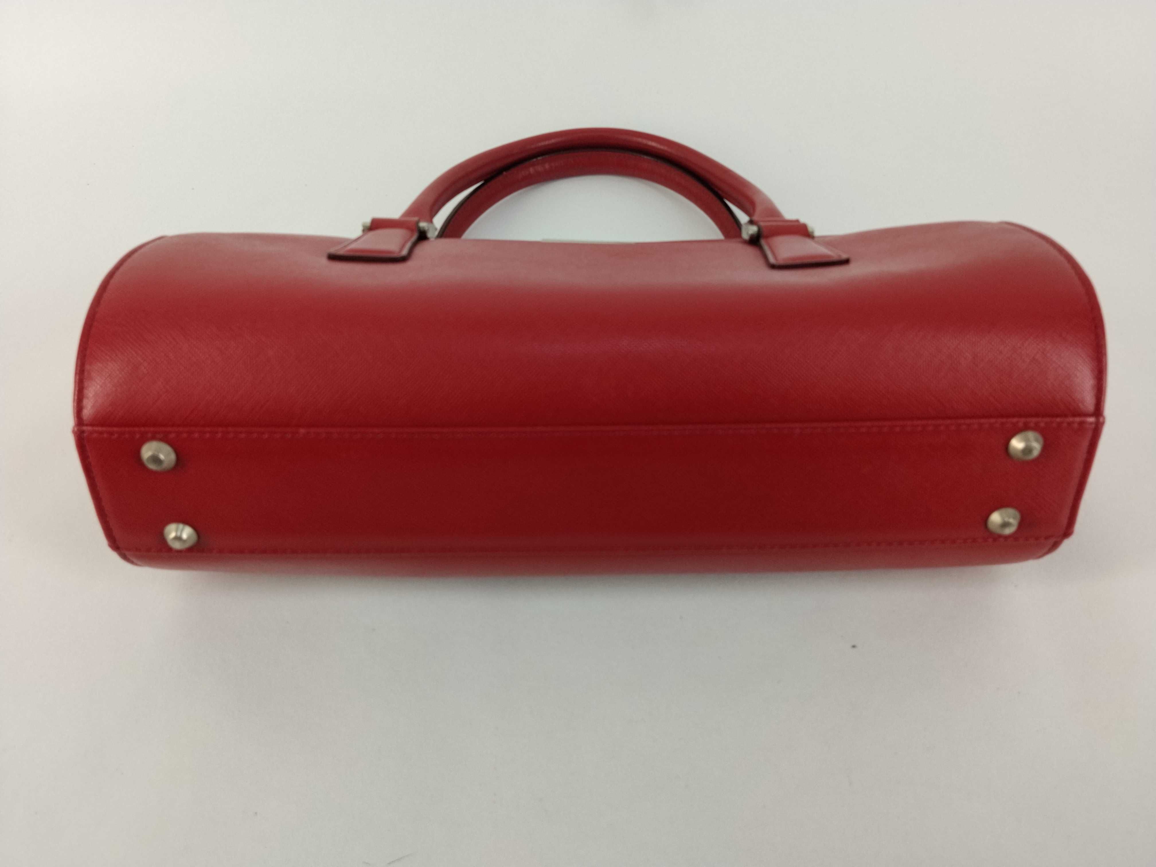 handbag, leather, red. — view 7
