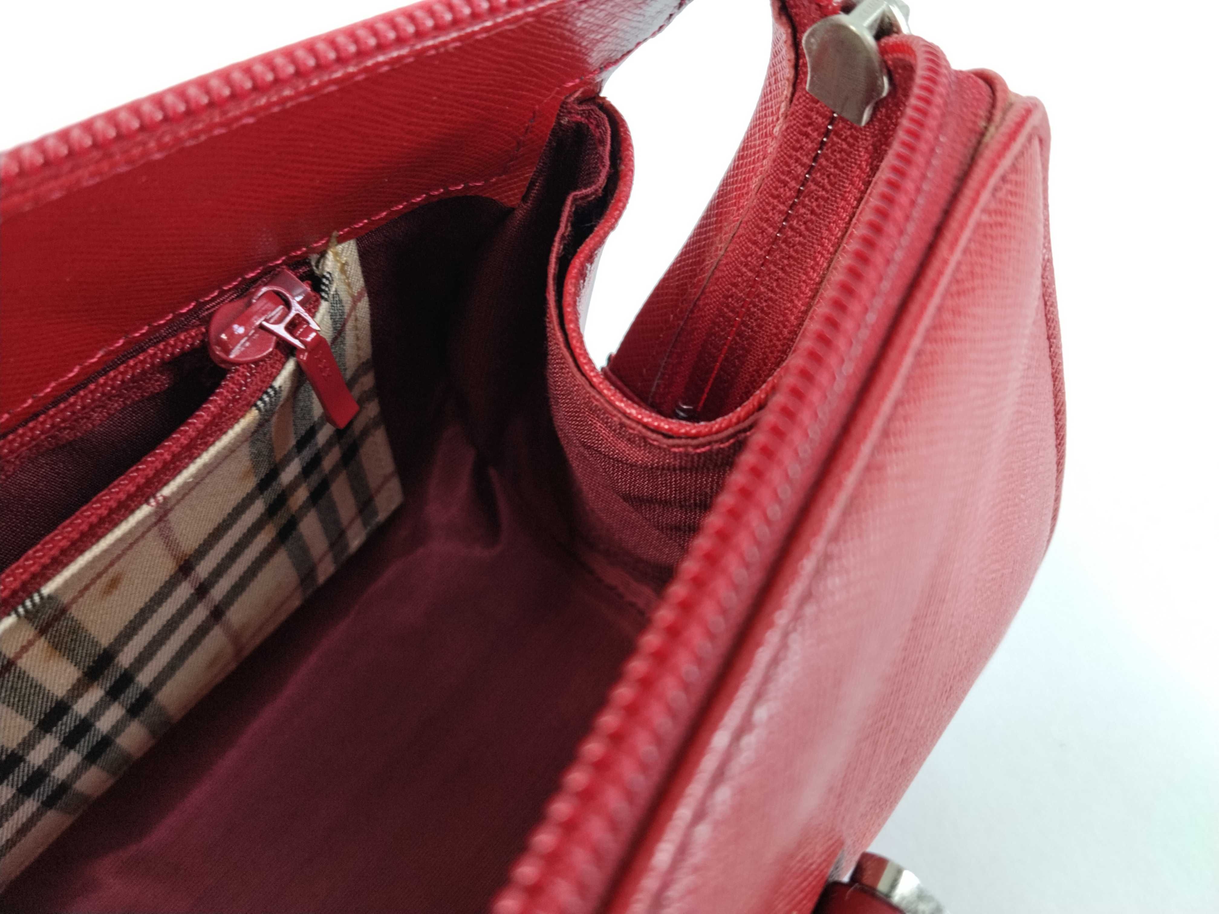 handbag, leather, red. — view 9