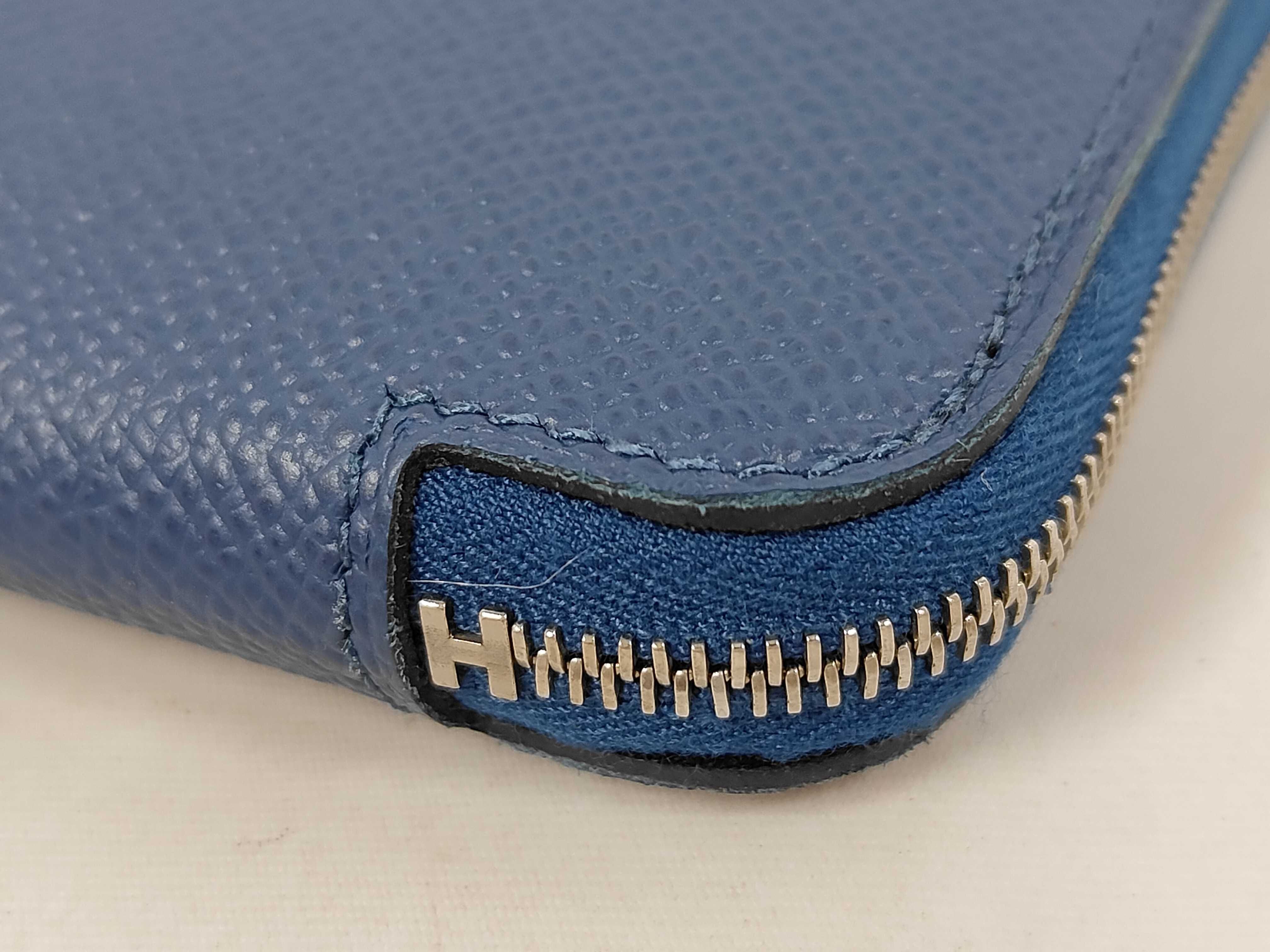 Azap Long Silk In Veau Epsom Round Zip Wallet — view 3