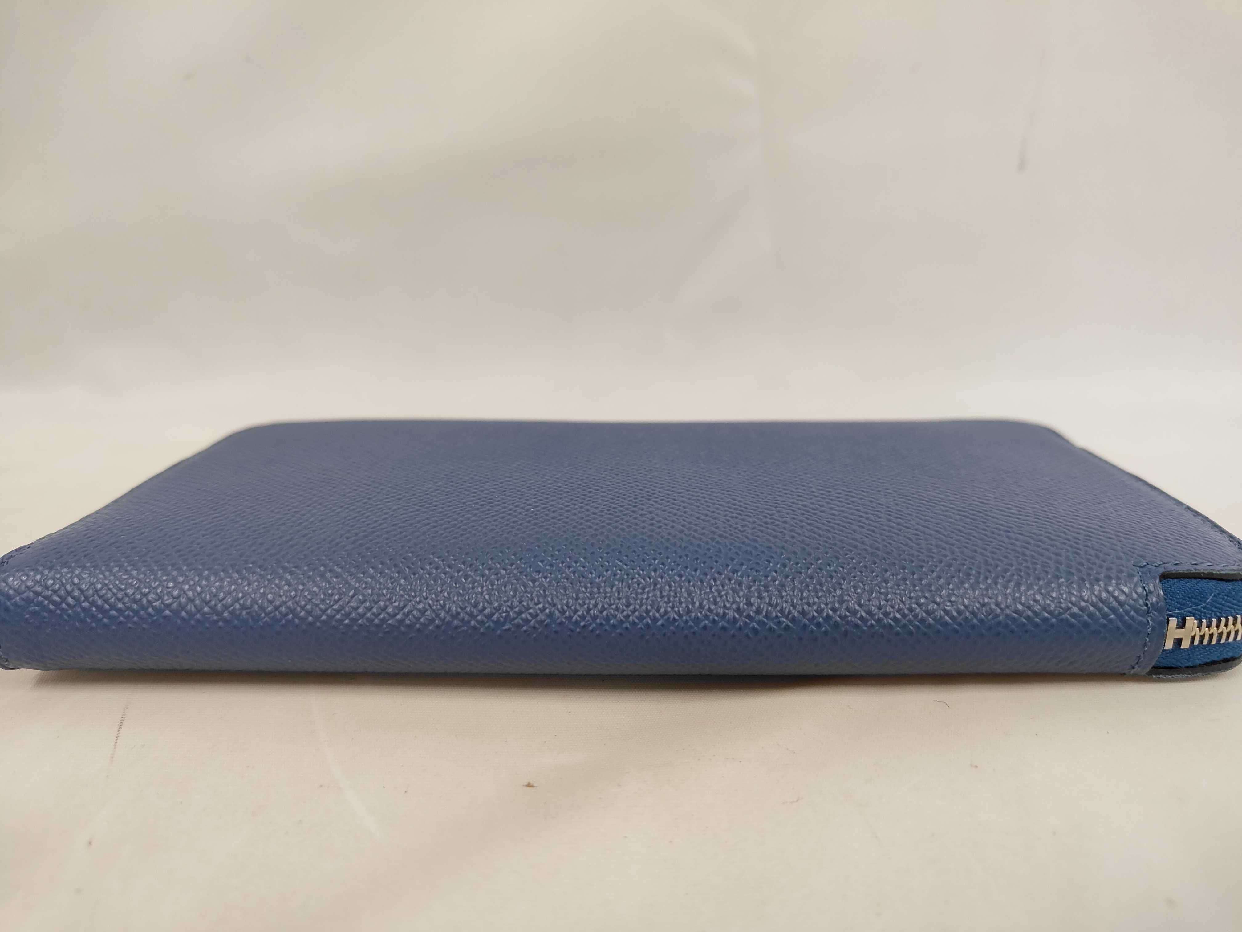 Azap Long Silk In Veau Epsom Round Zip Wallet — view 4