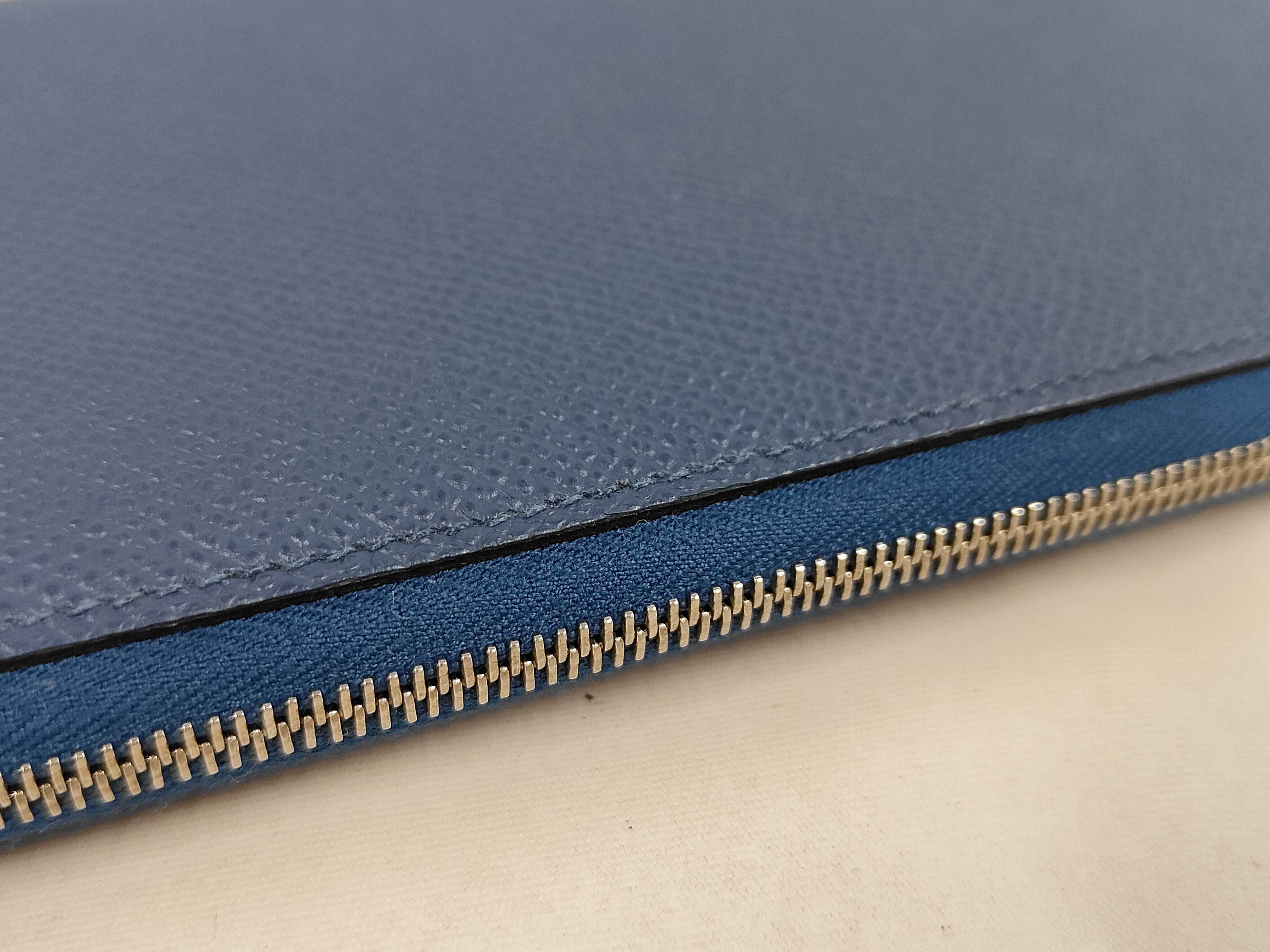 Azap Long Silk In Veau Epsom Round Zip Wallet — view 6