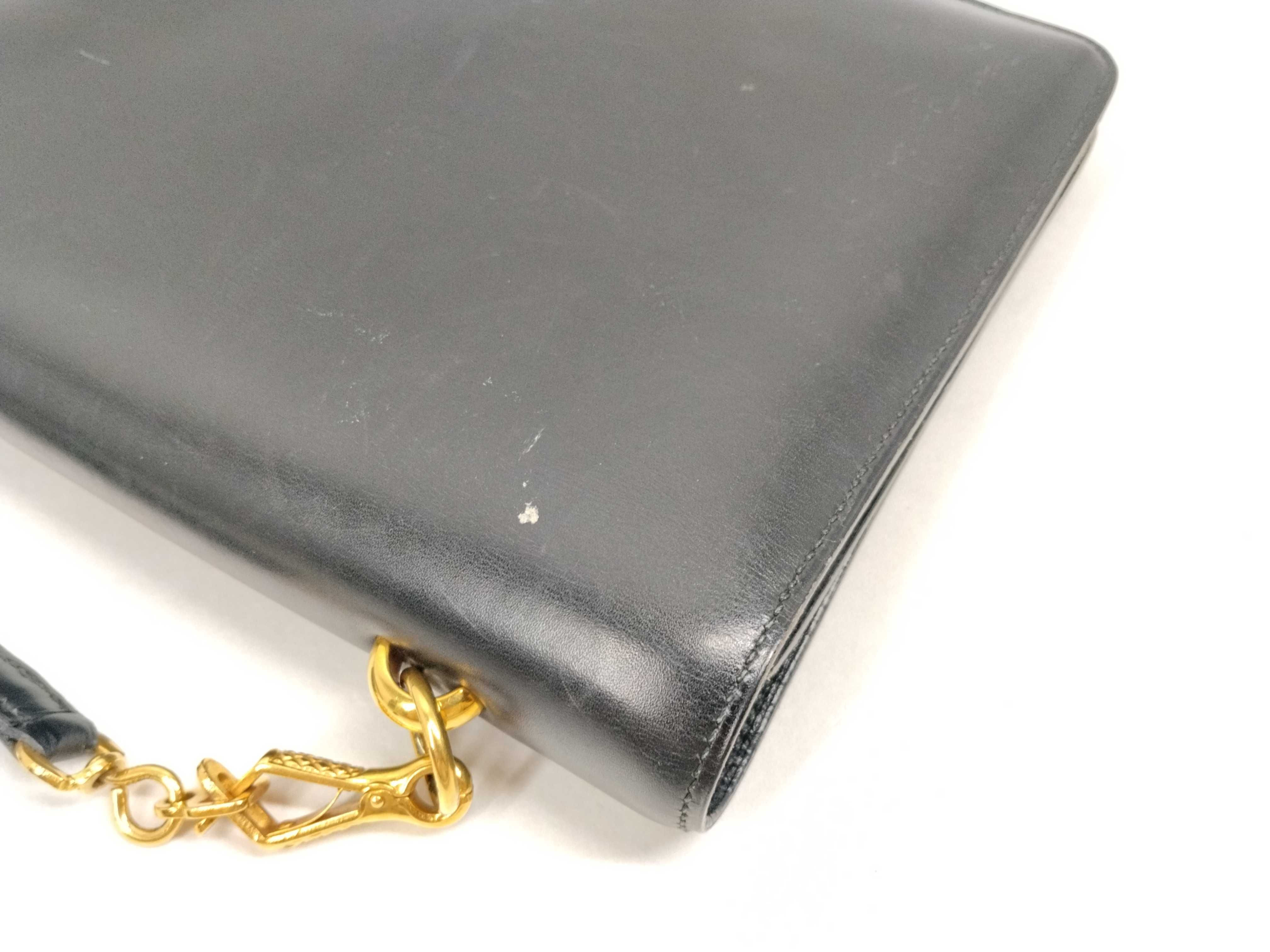 Sandrine Box Calf Vintage Shoulder Bag — view 8