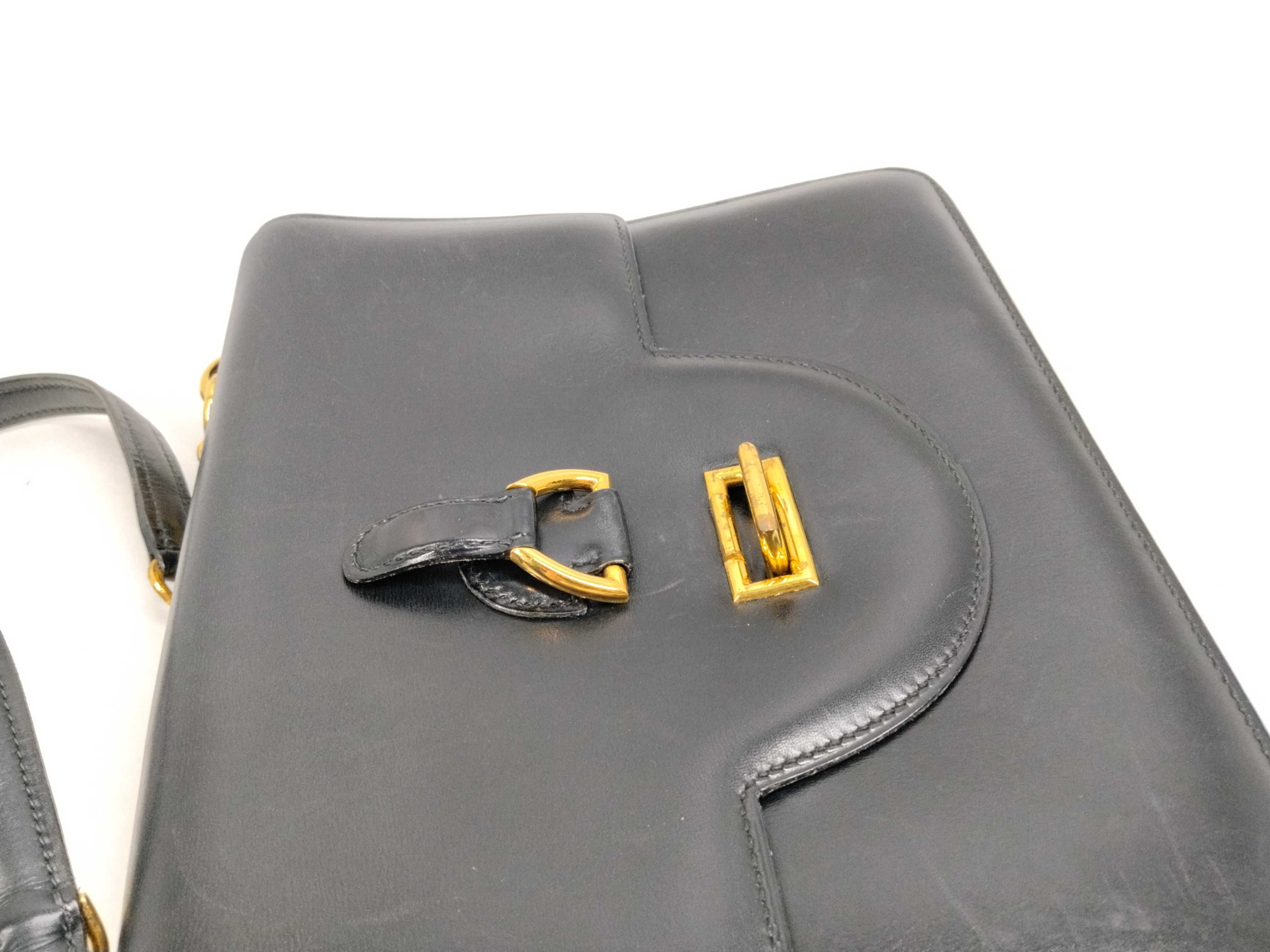 Sandrine Box Calf Vintage Shoulder Bag — view 9