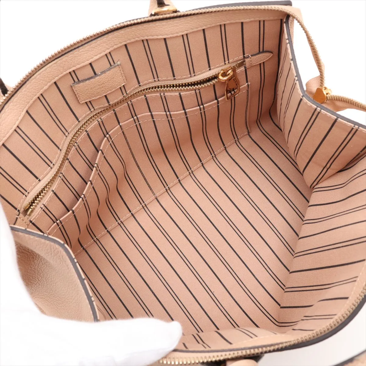Monogram Empreinte Pont Neuf MM M41750 CA0166 Beige — view 8