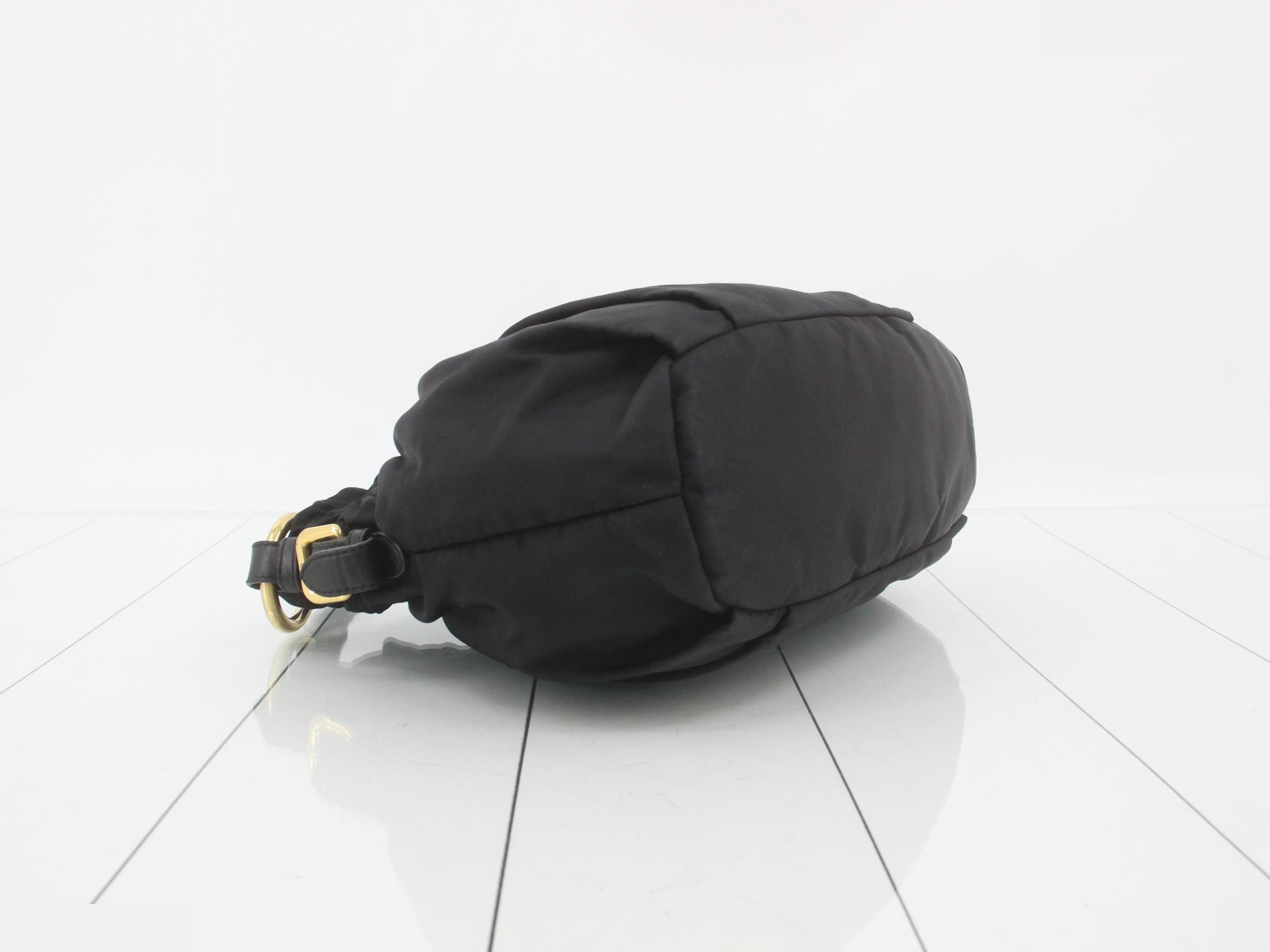 Handbag, nylon, black — view 5