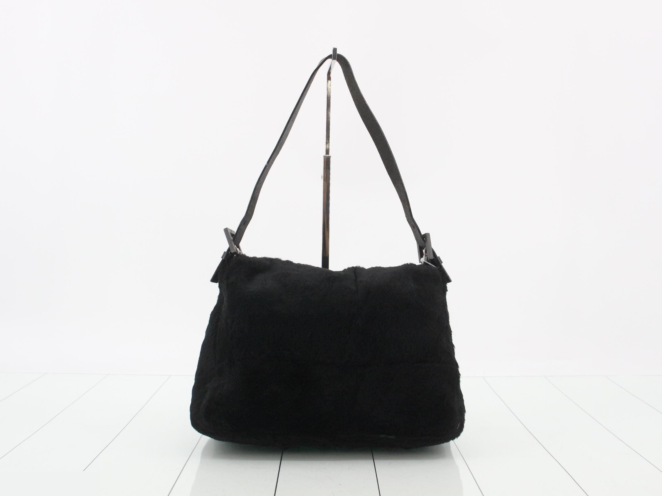 Mamma Baguette Fur One-Shoulder Bag — view 2