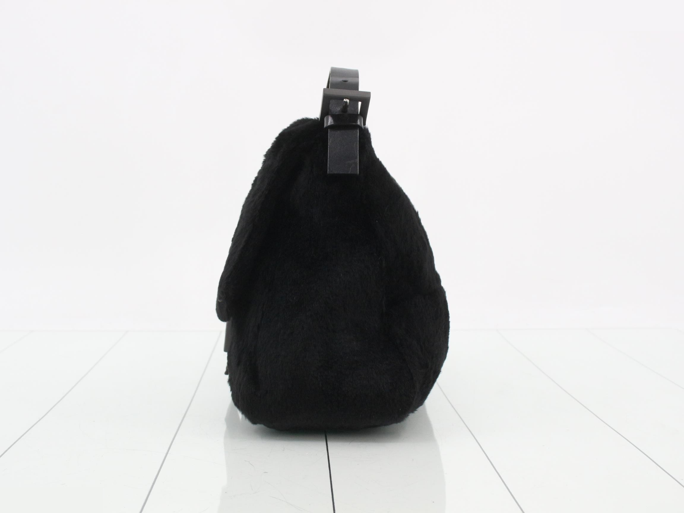 Mamma Baguette Fur One-Shoulder Bag — view 3