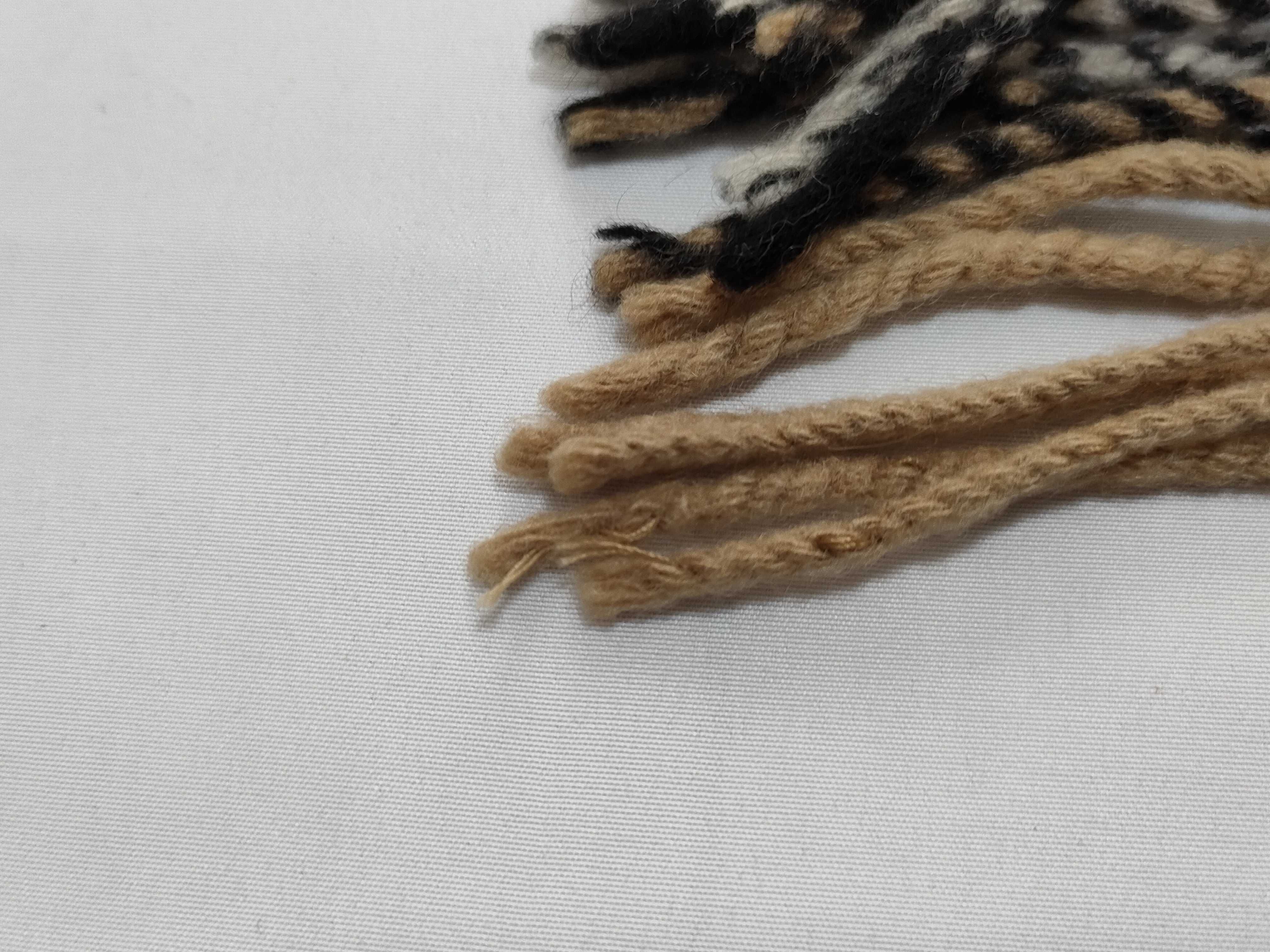 Scarf, Checkered Beige, Other Accessories — view 7