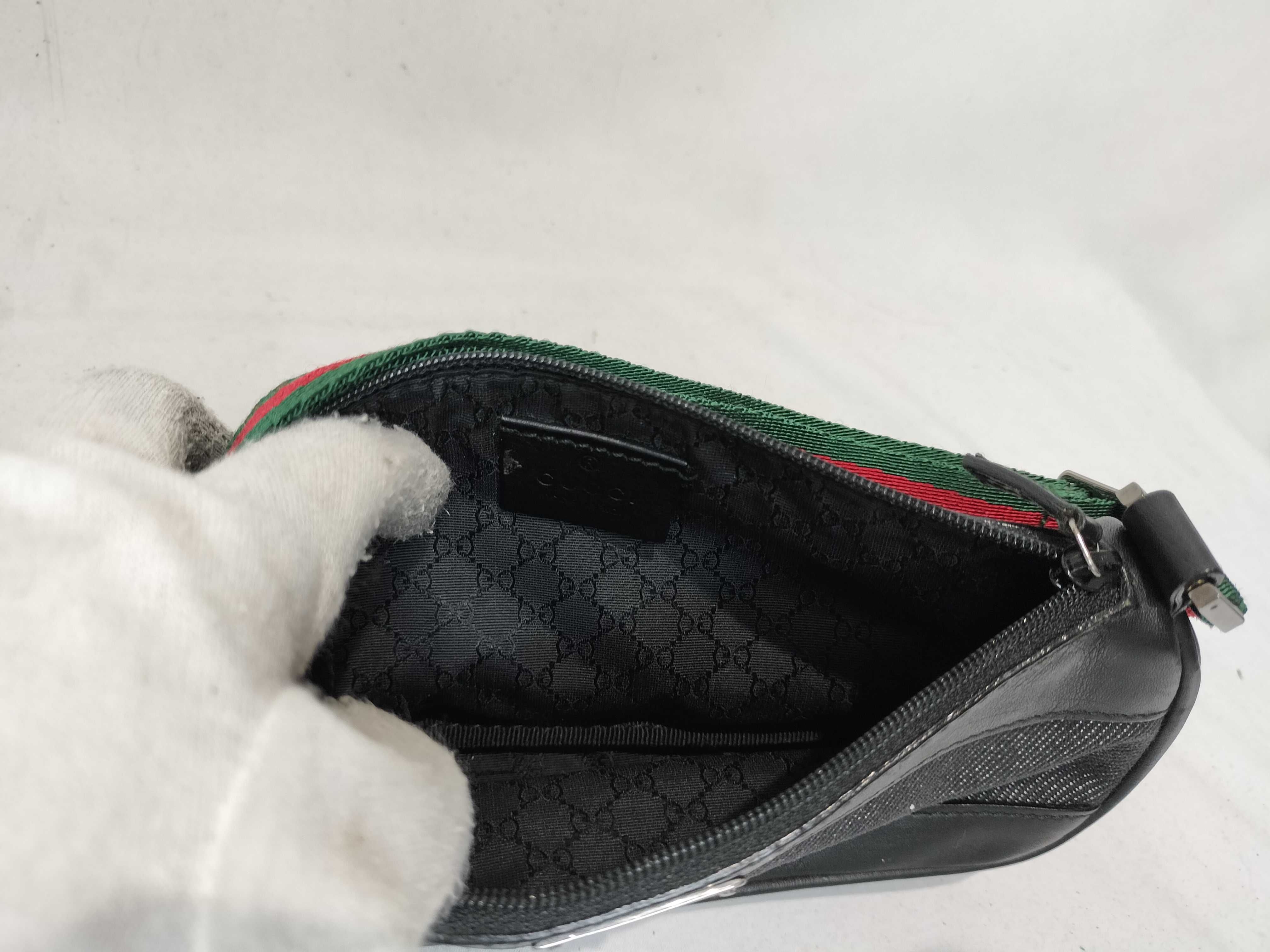 Denim Sherry Line Mini Handbag Accessory Pouch Handbag — view 10