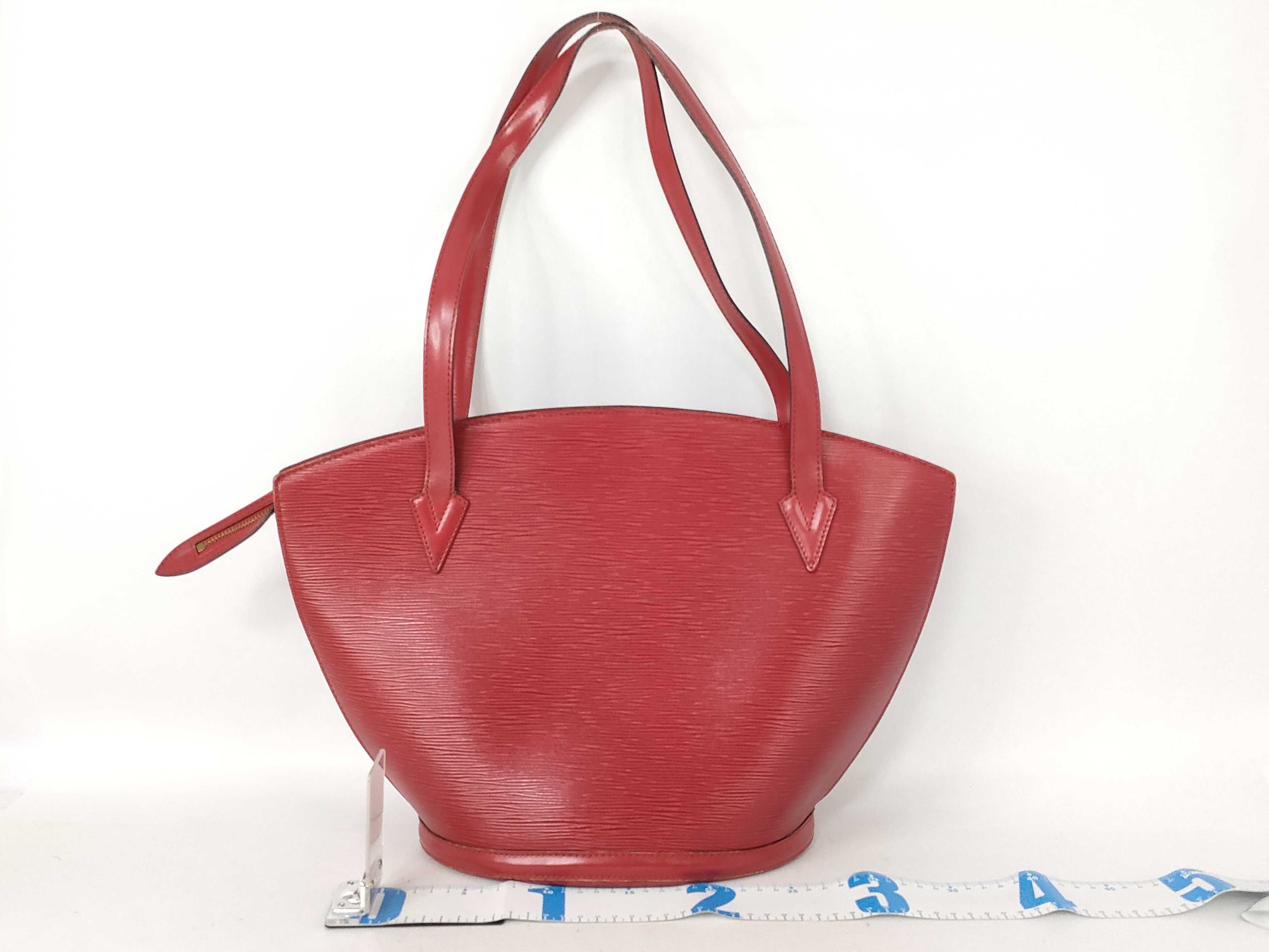 Epi Louis Vuitton M52267 Epi Saint Jacques Shopping Castilian Red Tote Bag — view 2
