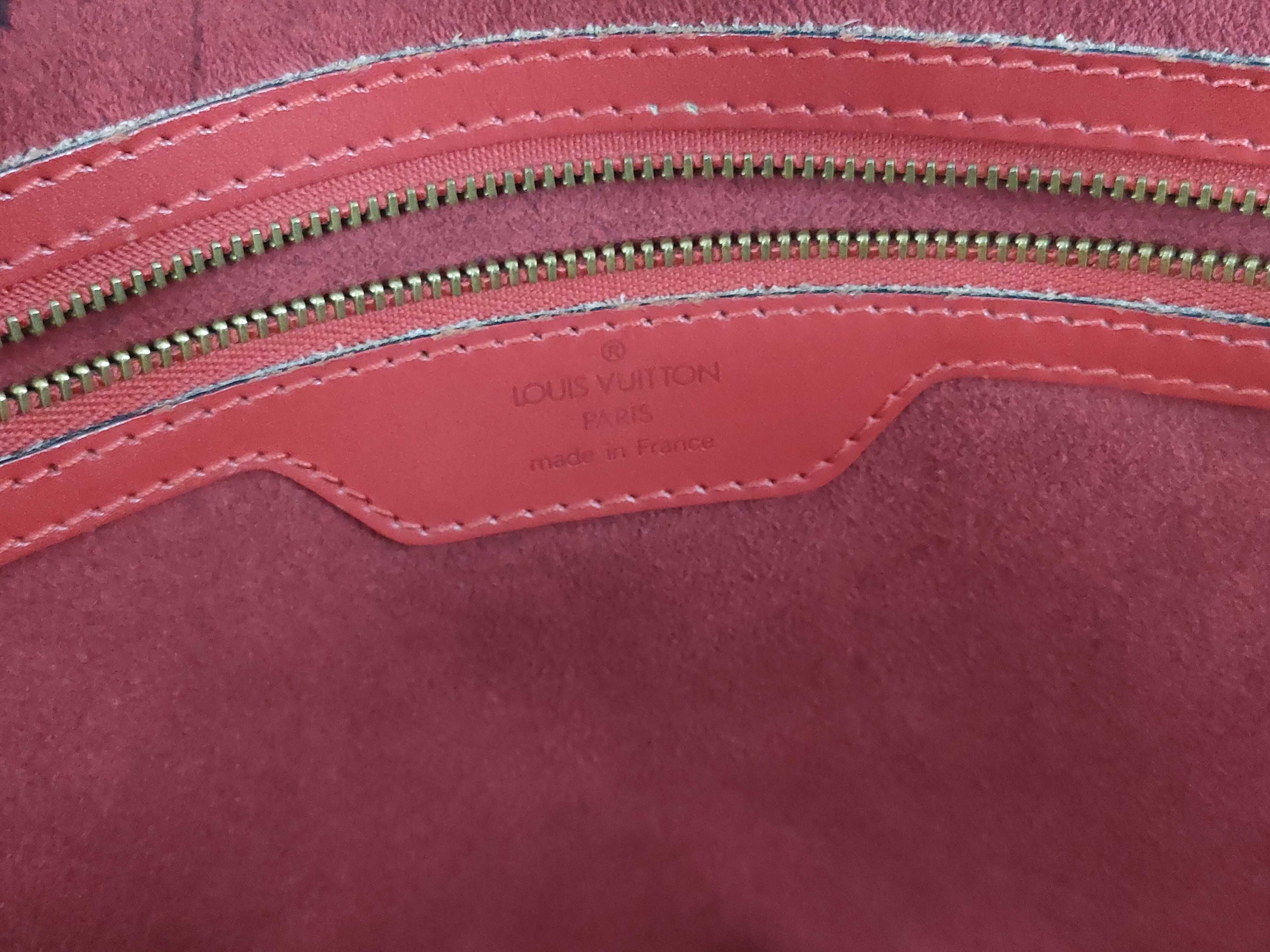 Epi Louis Vuitton M52267 Epi Saint Jacques Shopping Castilian Red Tote Bag — view 12