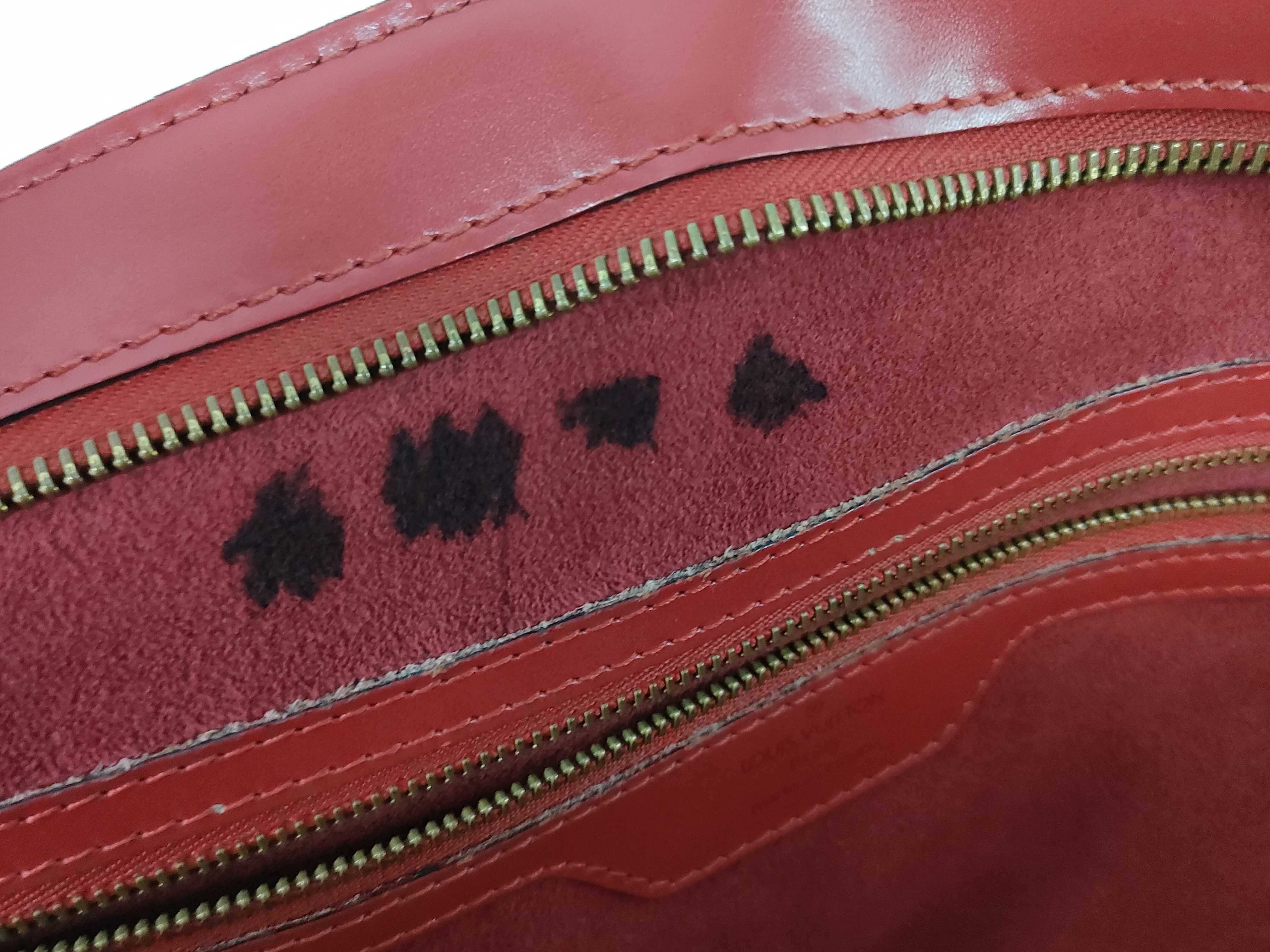 Epi Louis Vuitton M52267 Epi Saint Jacques Shopping Castilian Red Tote Bag — view 14