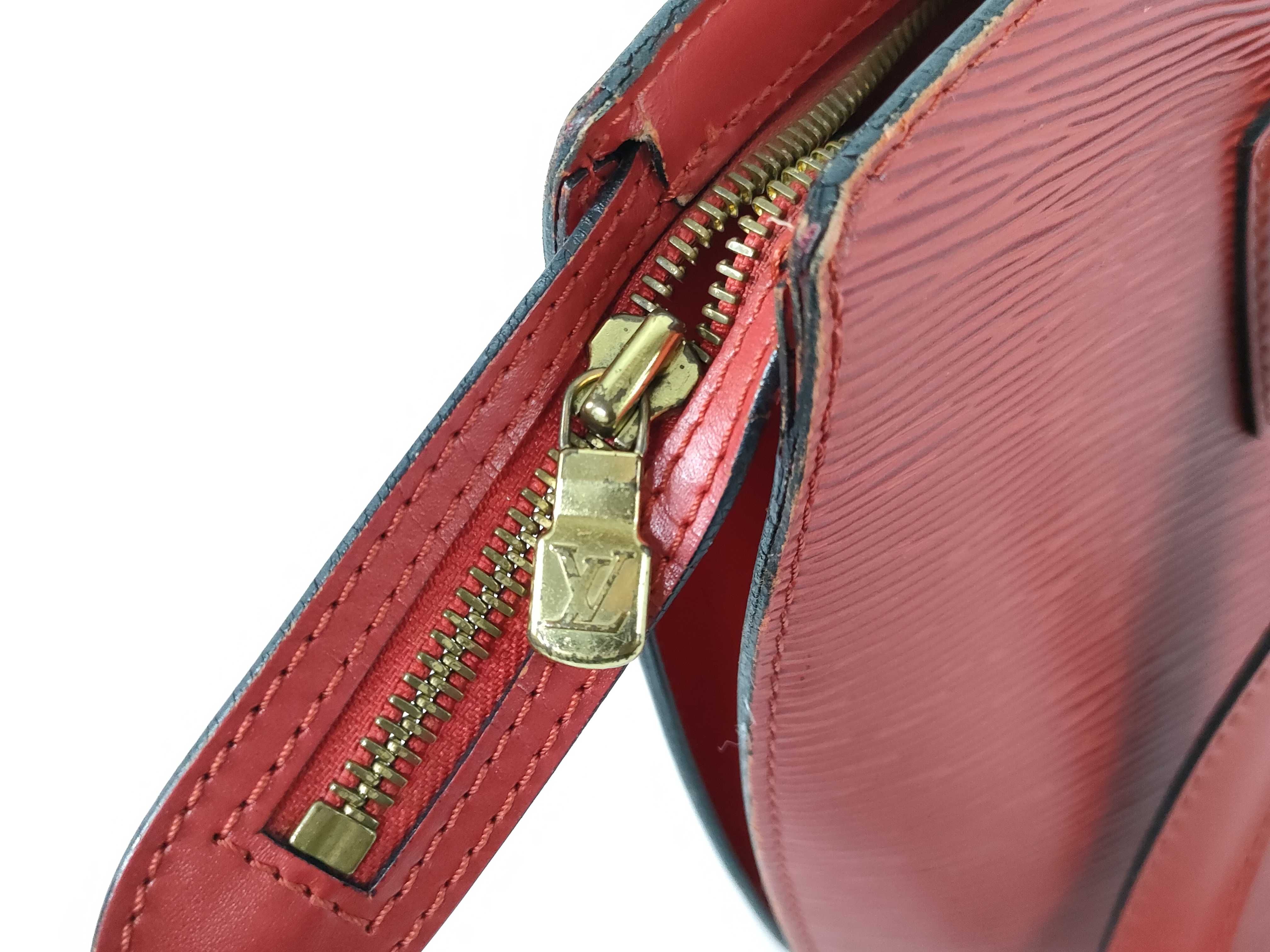 Epi Louis Vuitton M52267 Epi Saint Jacques Shopping Castilian Red Tote Bag — view 15