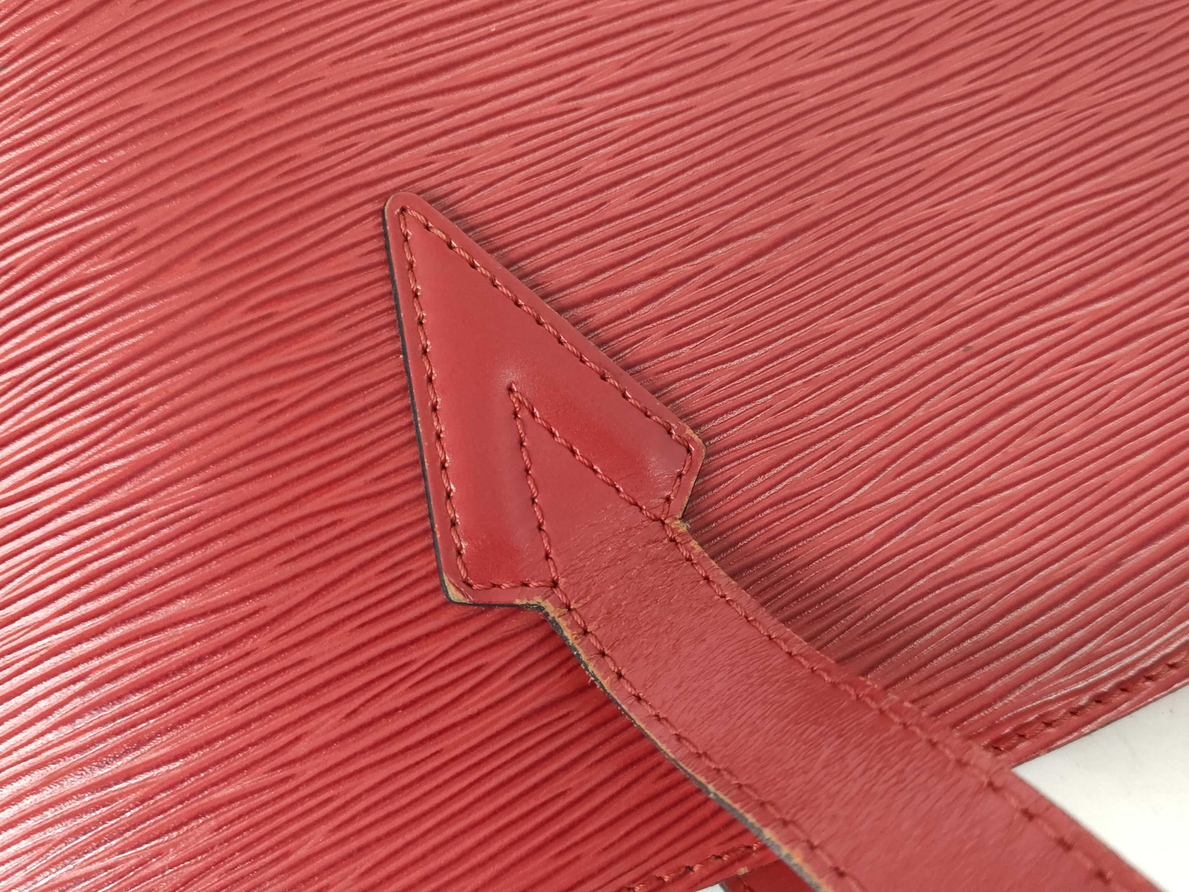Epi Louis Vuitton M52267 Epi Saint Jacques Shopping Castilian Red Tote Bag — view 5