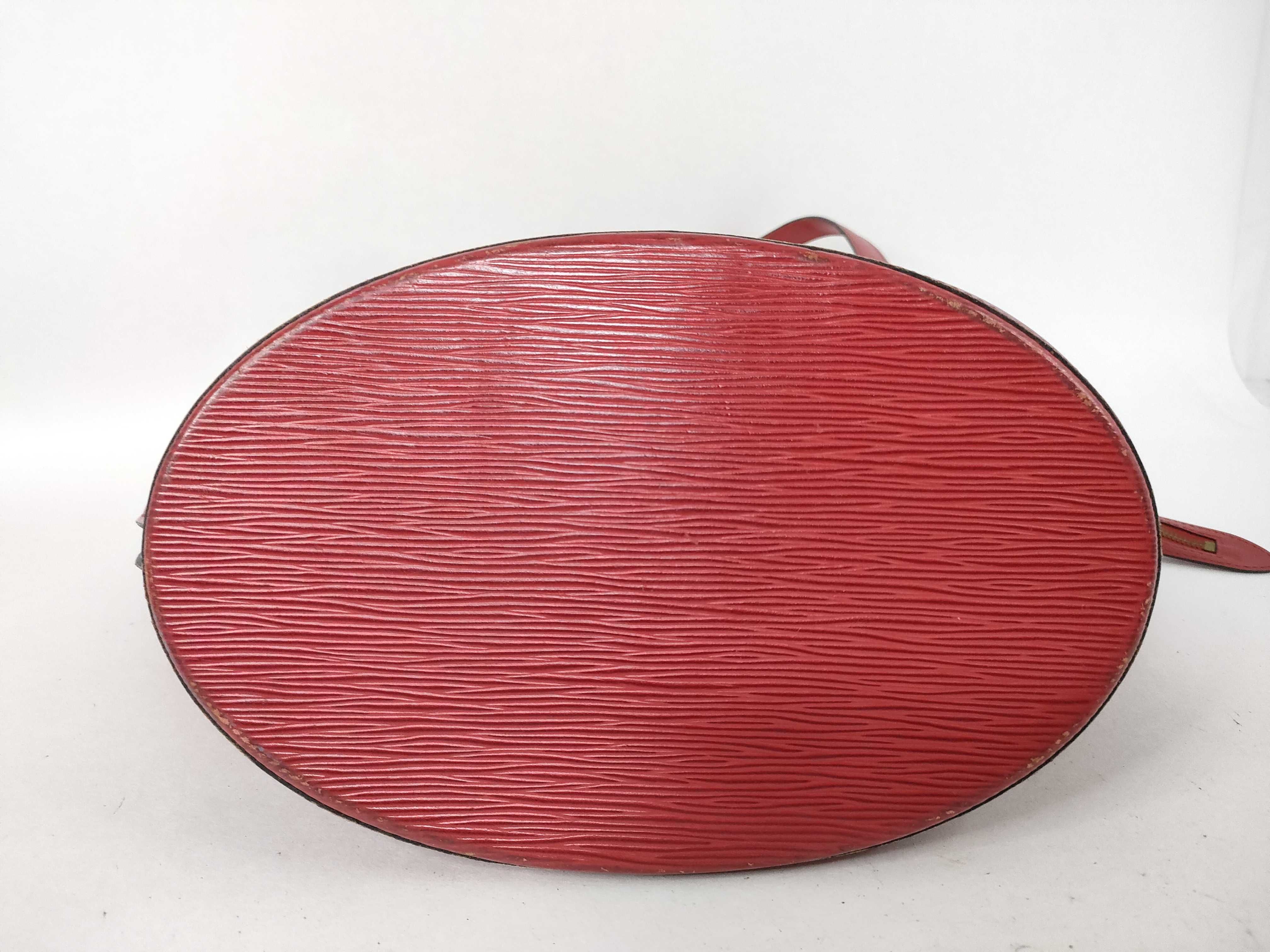 Epi Louis Vuitton M52267 Epi Saint Jacques Shopping Castilian Red Tote Bag — view 7
