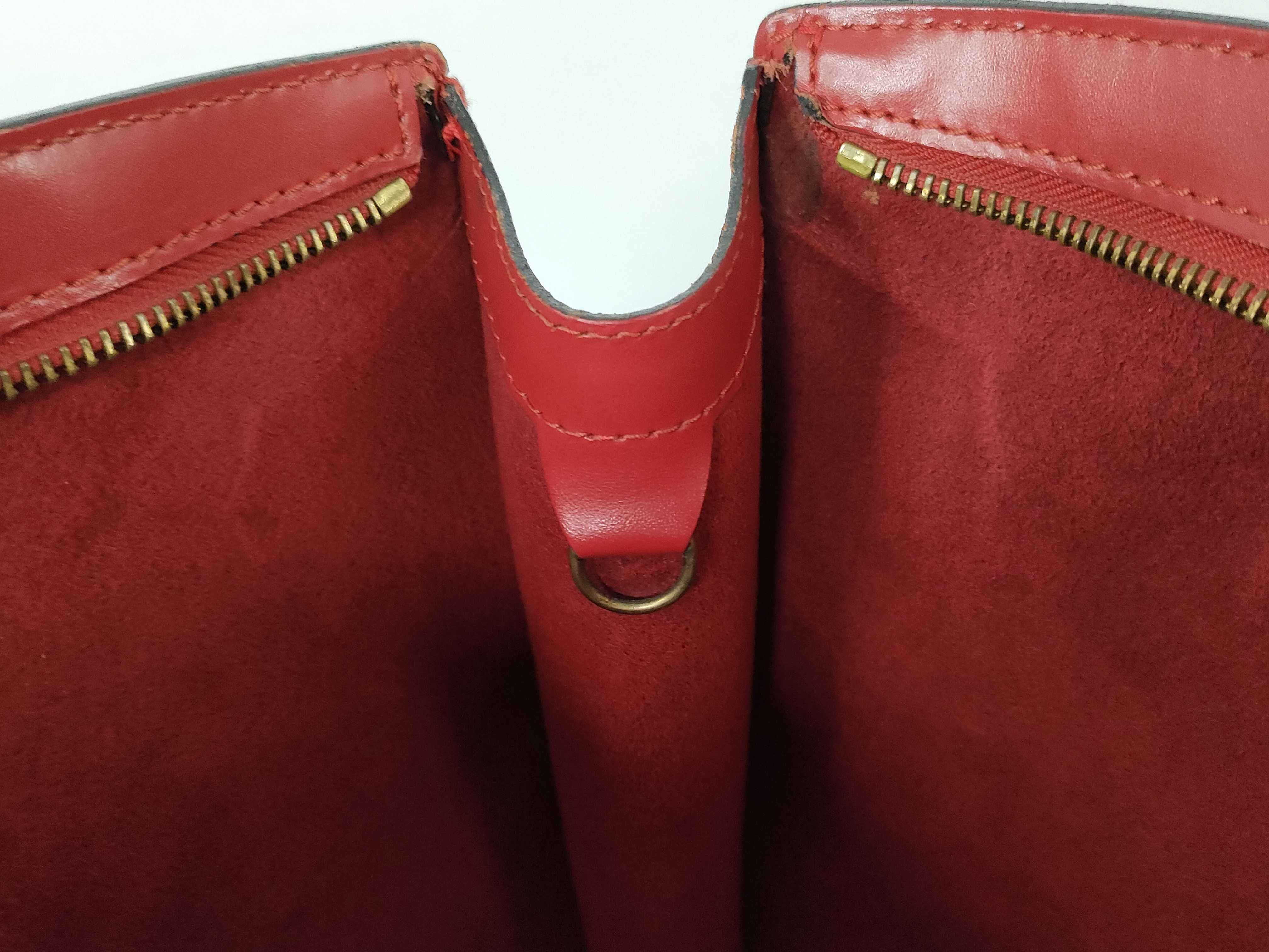 Epi Louis Vuitton M52267 Epi Saint Jacques Shopping Castilian Red Tote Bag — view 10