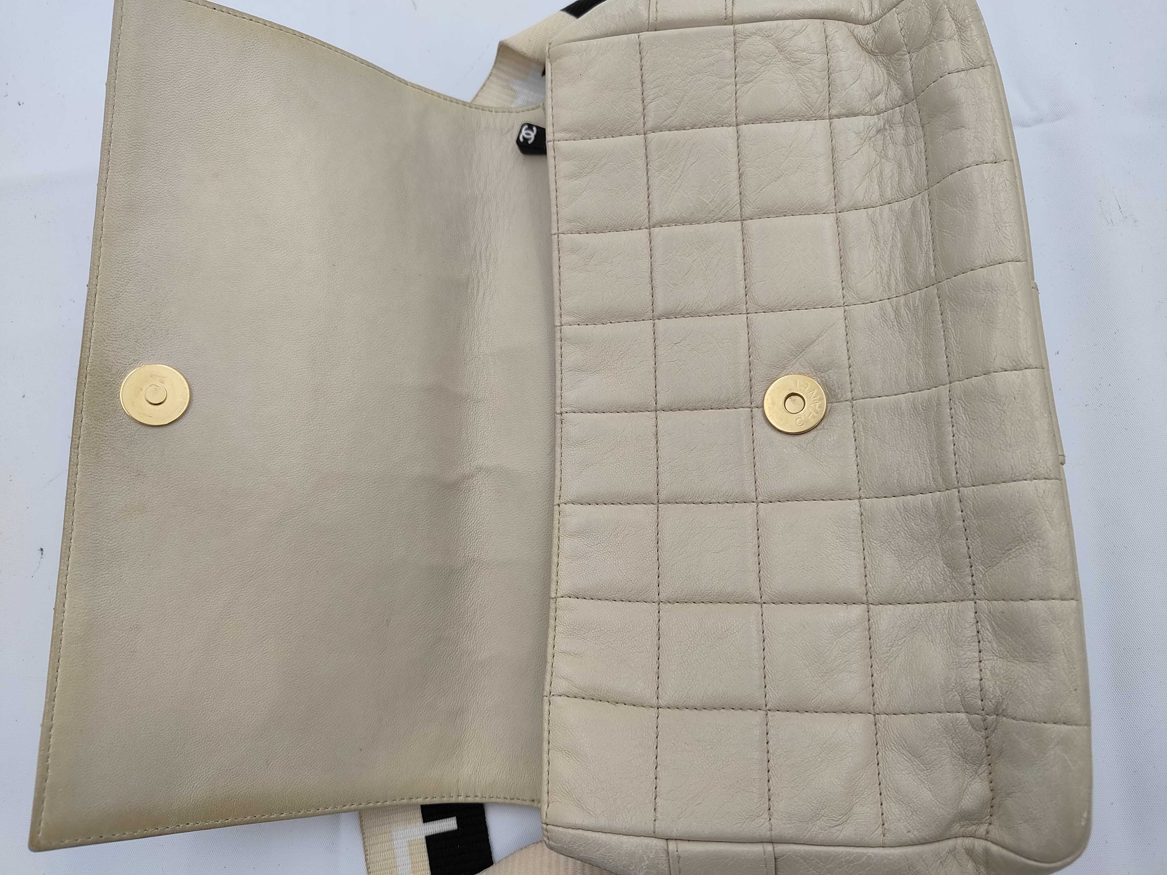 Lambskin Chocolate Bar Shoulder Bag (with seal and card) — view 15