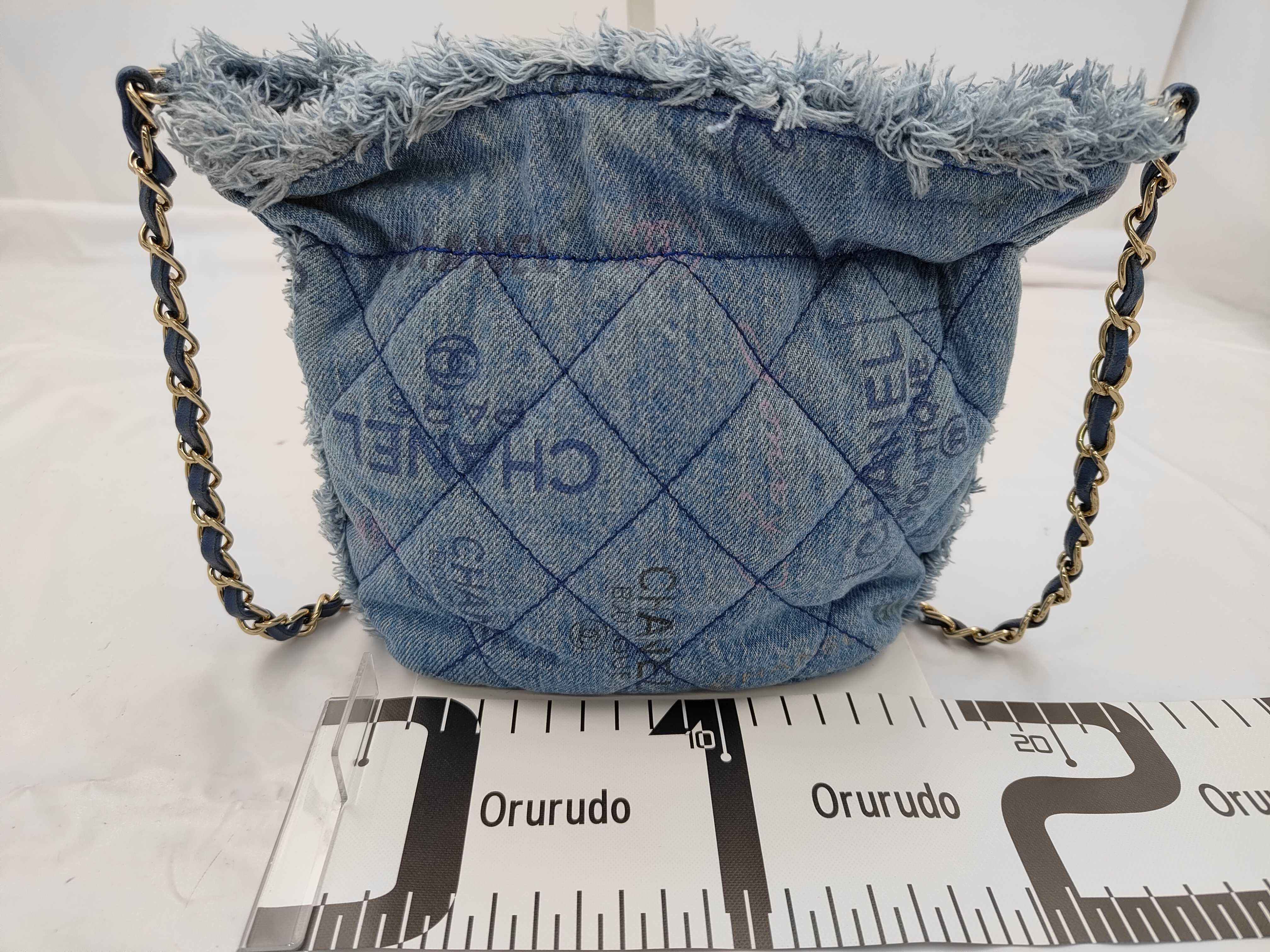 Bucket Bag, Denim Blue Shoulder Bag — view 2