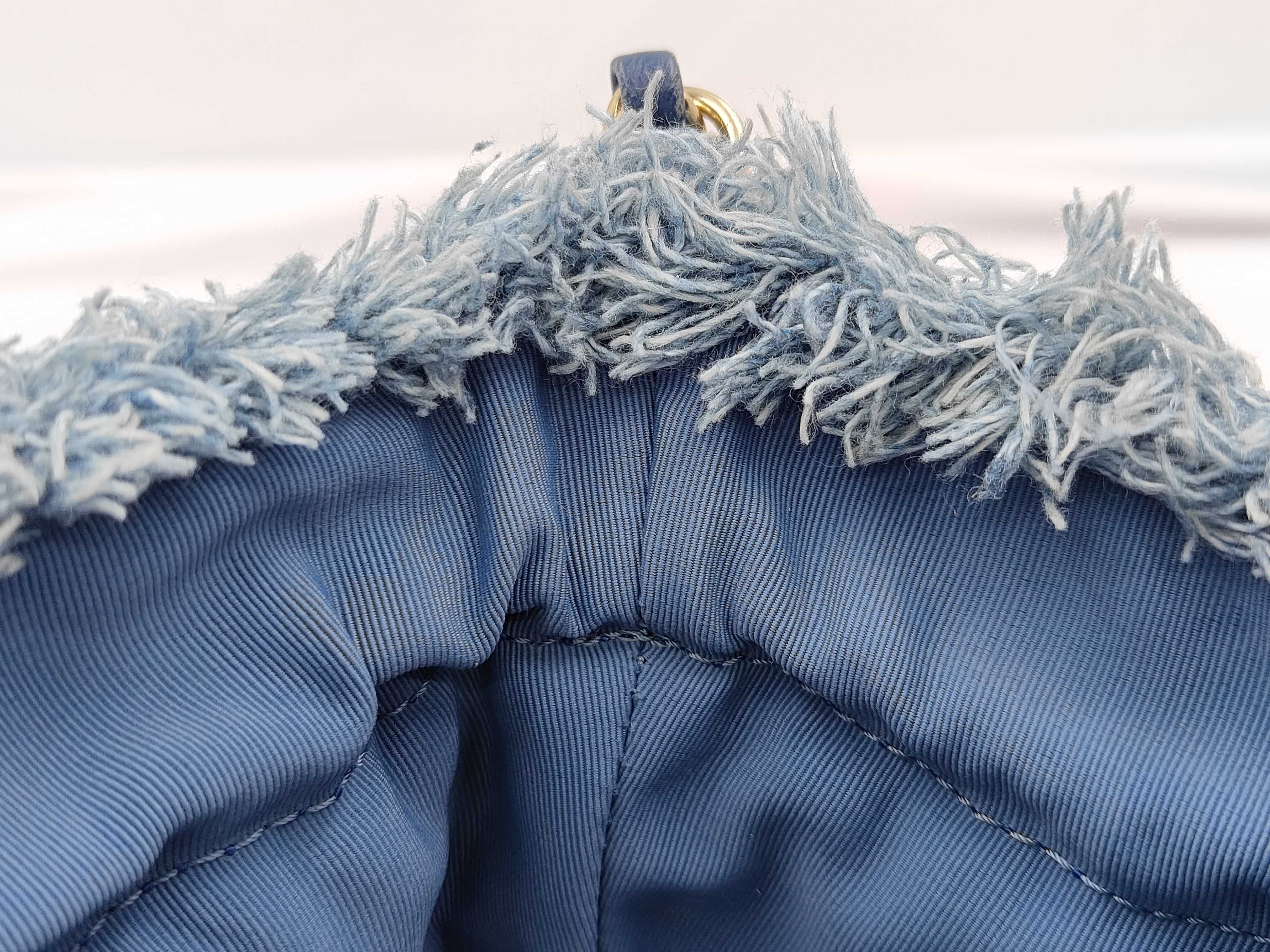 Bucket Bag, Denim Blue Shoulder Bag — view 8